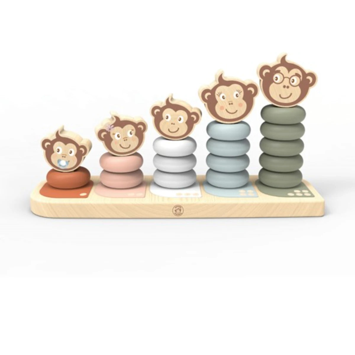 Stapel Spielzeug Affenfamilie - Speedy Monkey