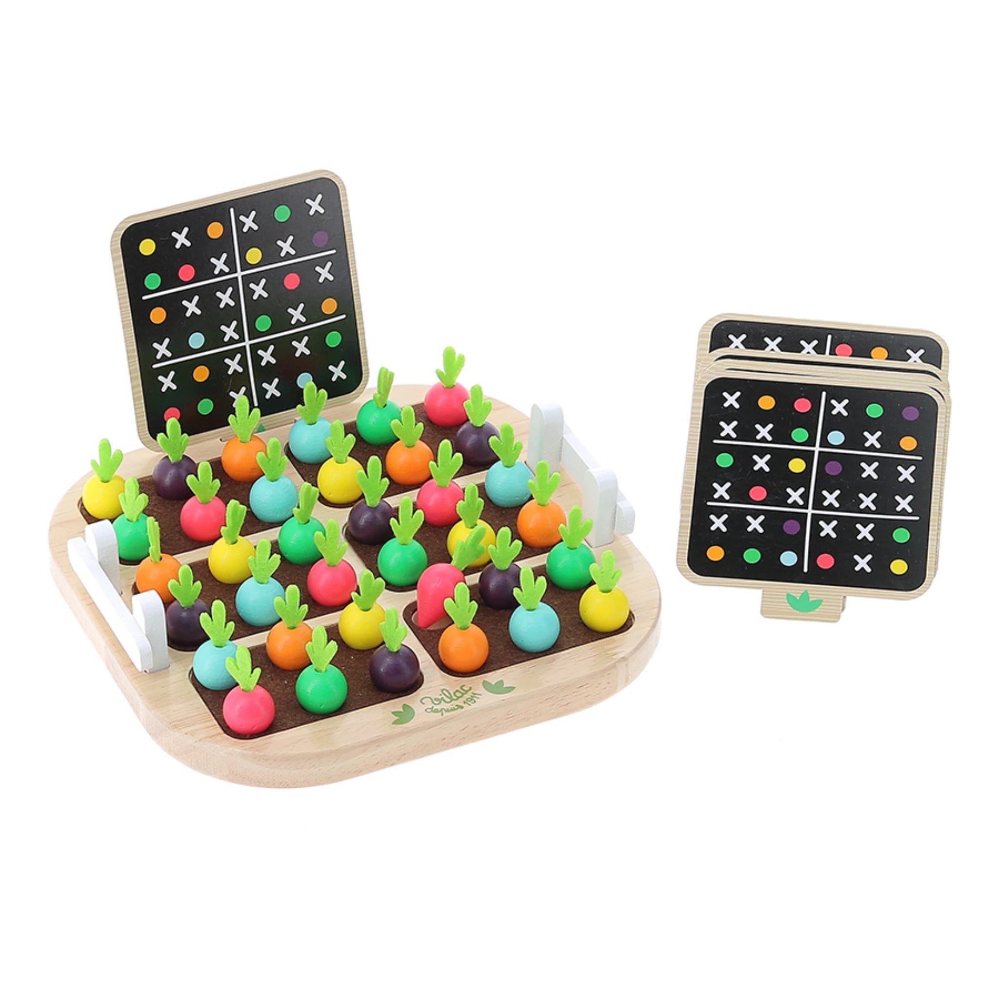 Vilac Sudoku du potager – Lernspiel aus Holz ab 5 Jahren