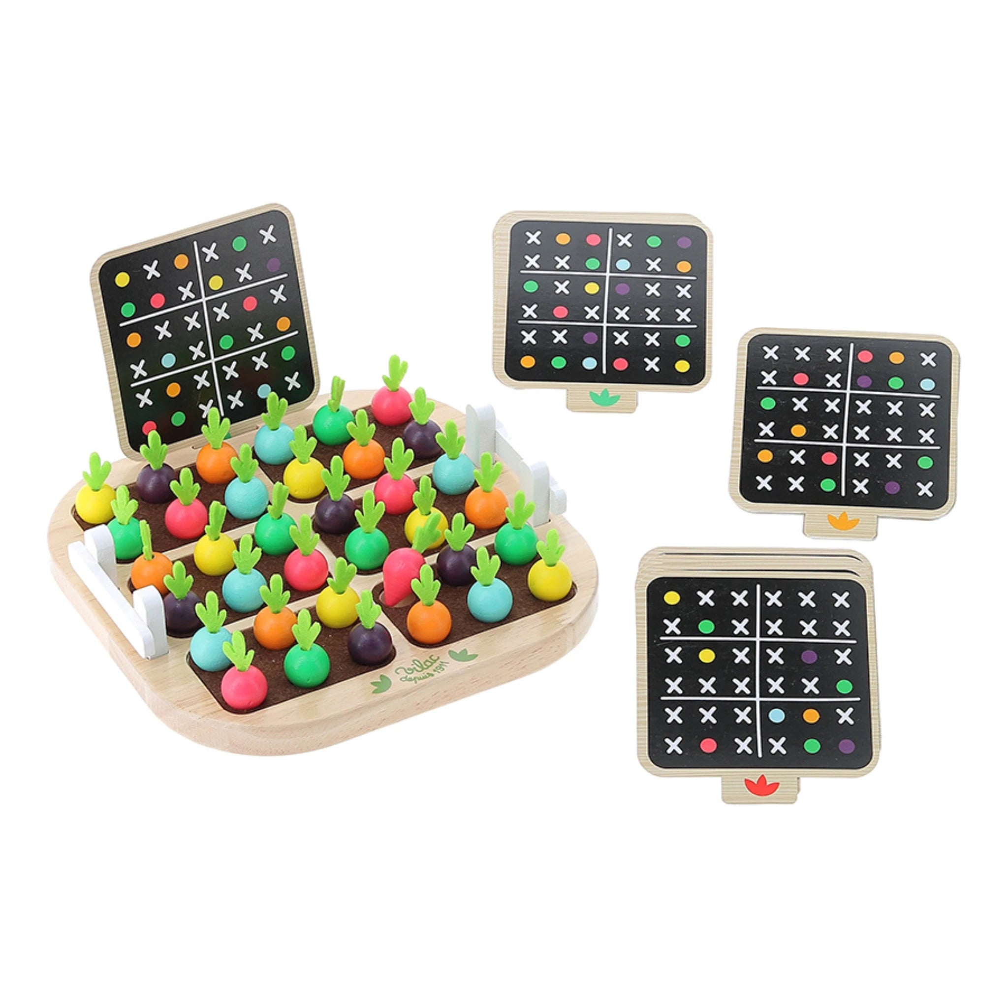 Vilac Sudoku du potager – Lernspiel aus Holz ab 5 Jahren