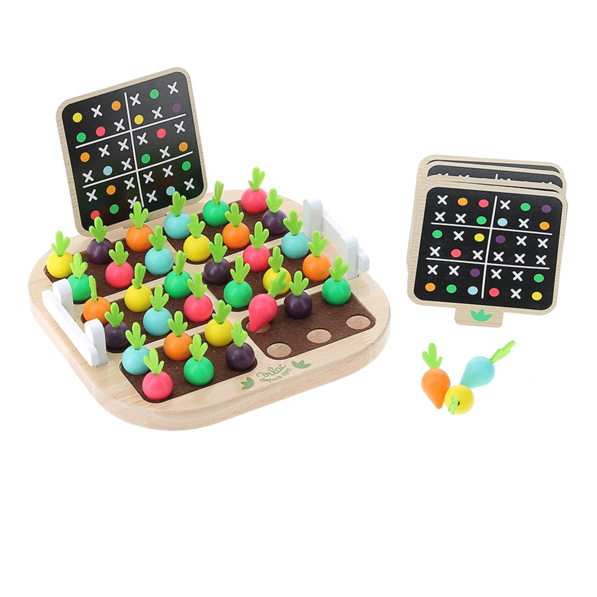Vilac Sudoku du potager – Lernspiel aus Holz ab 5 Jahren