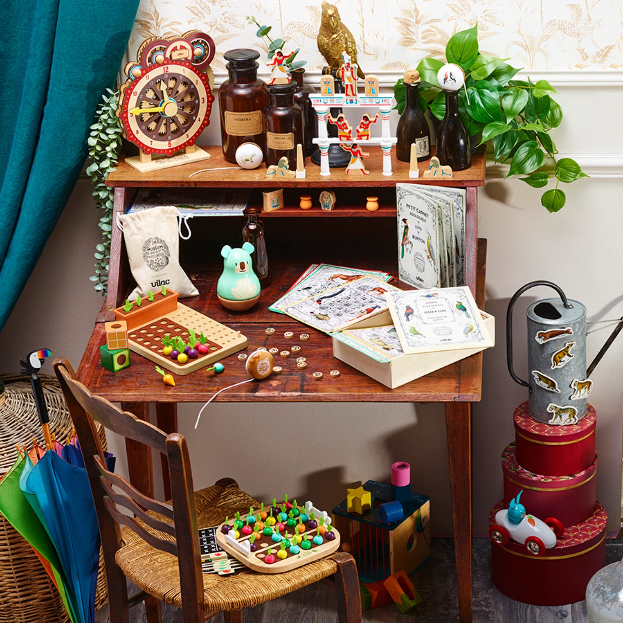 Vilac Sudoku du potager – Lernspiel aus Holz ab 5 Jahren