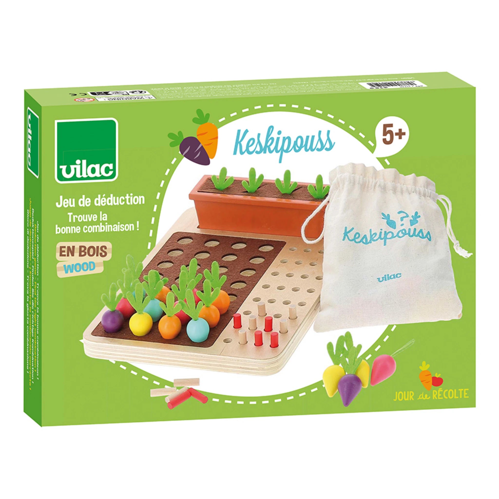 Vilac Keskipouss – Logikspiel aus Holz ab 5 Jahren