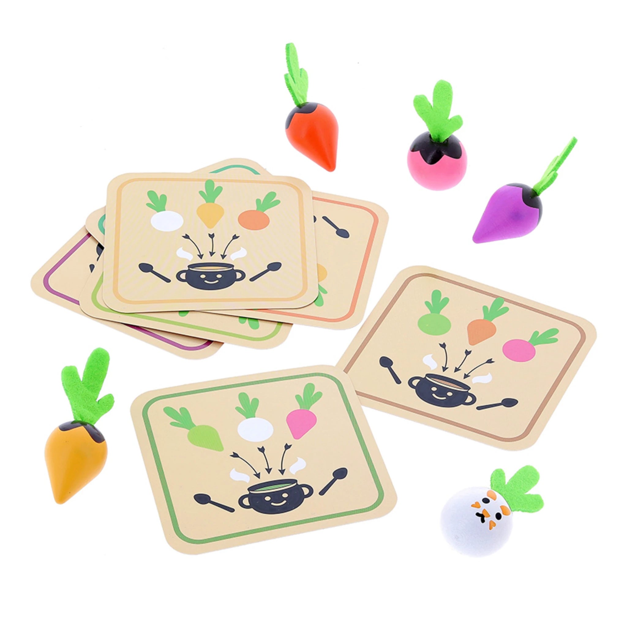 Vilac Mémo potager – Gemüse-Memo-Spiel aus Holz ab 3 Jahren