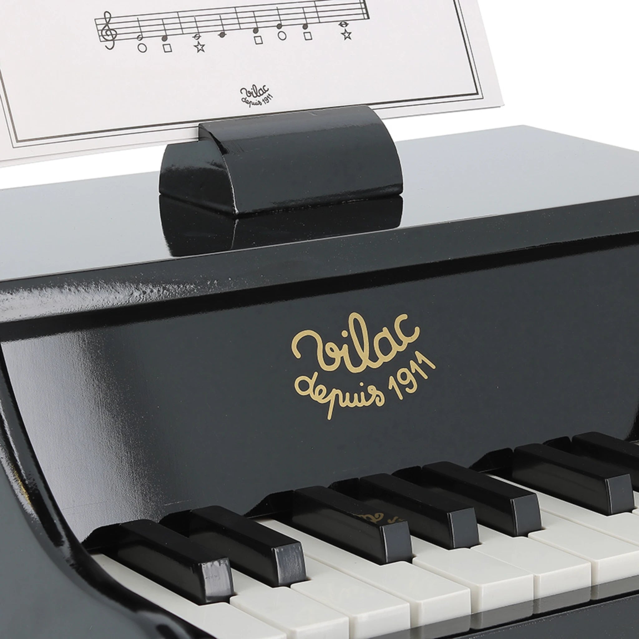 Vilac Kinderklavier aus Holz – Musikinstrument ab 3 Jahren inkl. Notenblätter