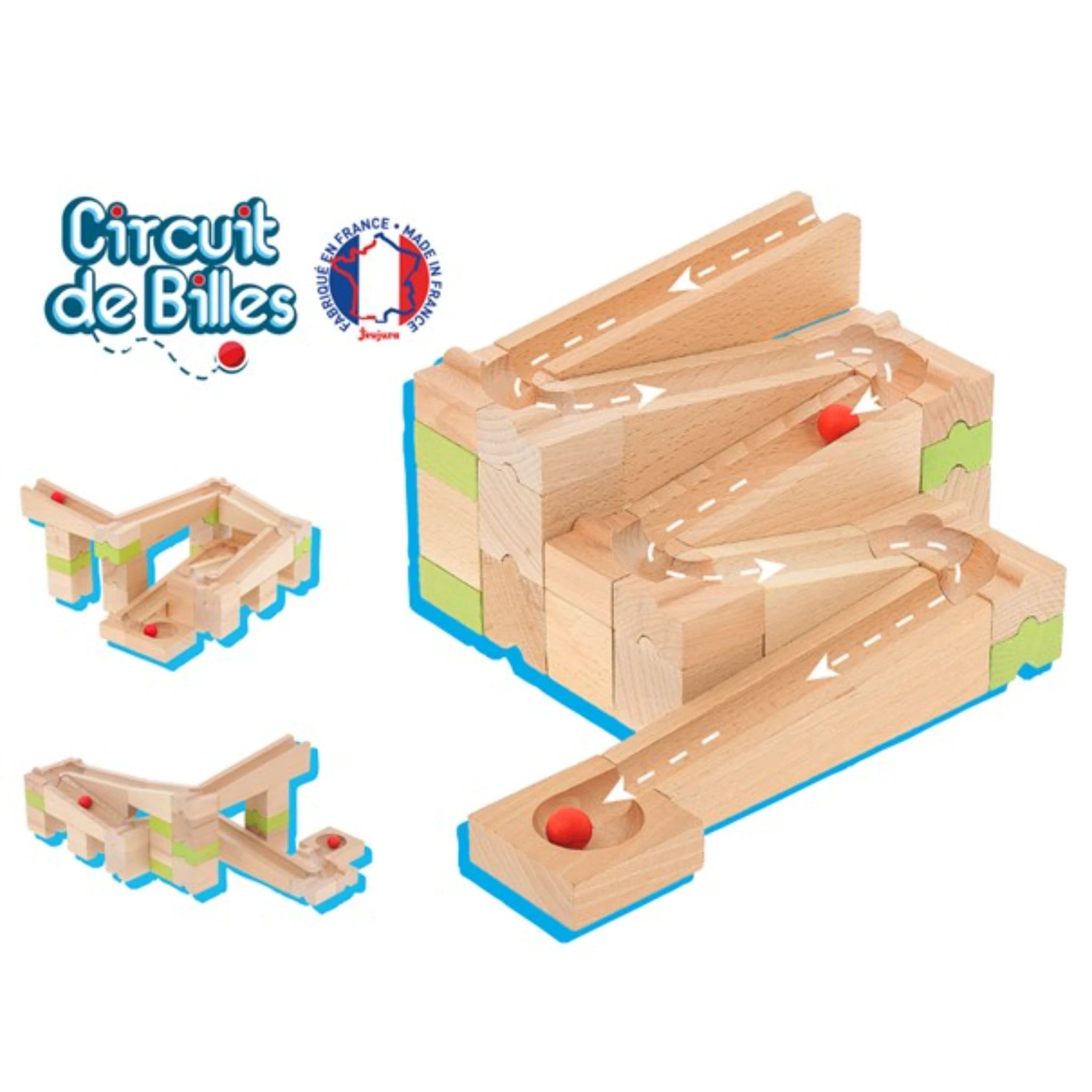 Murmelbahn 40 stk - Jeujura