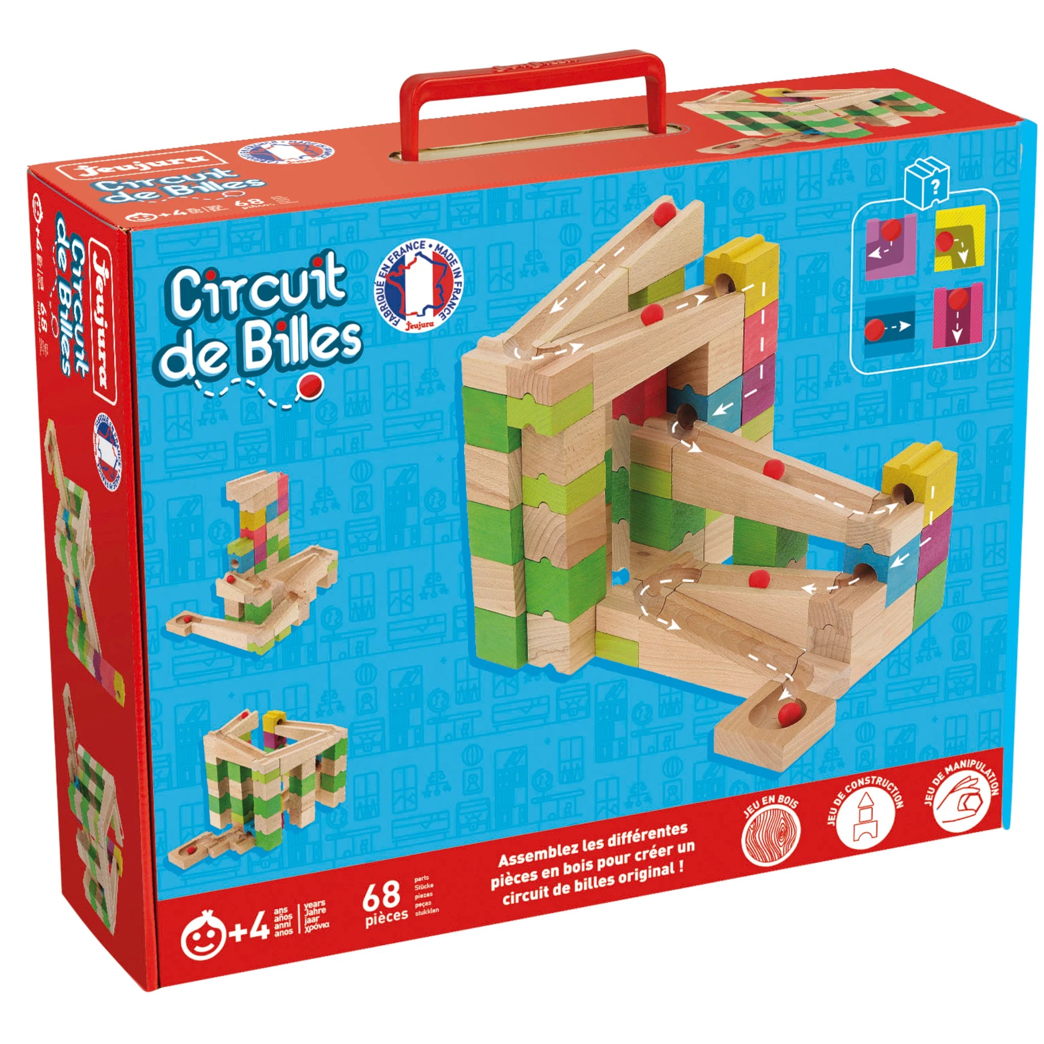 Murmelbahn 68 stk - Jeujura