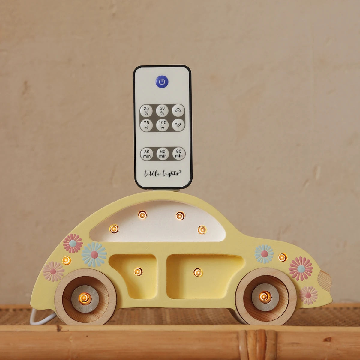 Holzlampe Beetle Auto Sunflower - Little Lights