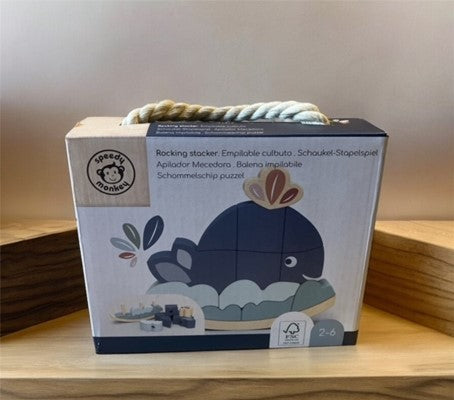 Schaukel-Stapelspiel Wal- Speedy Monkey