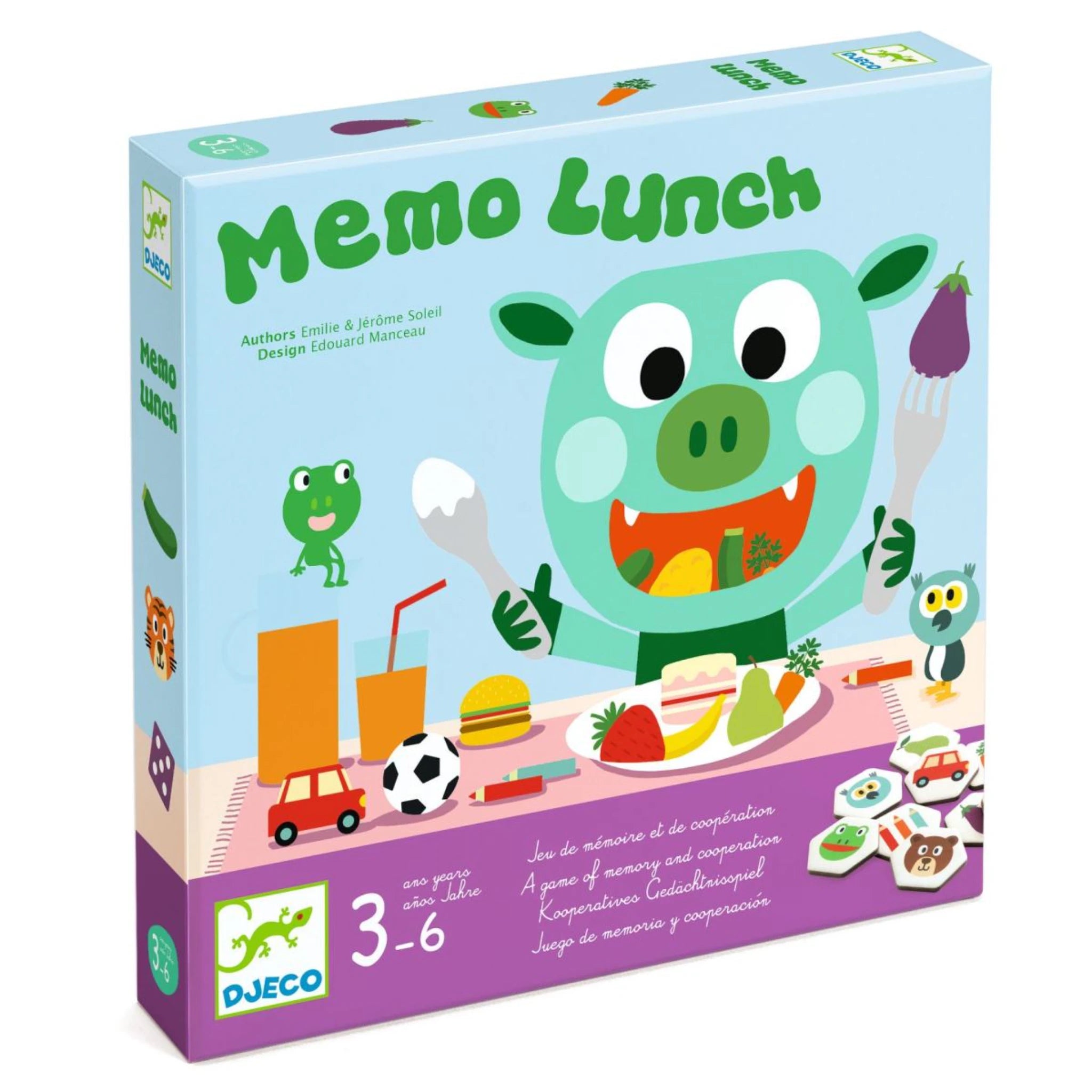 Spiele Memo Lunch - Djeco