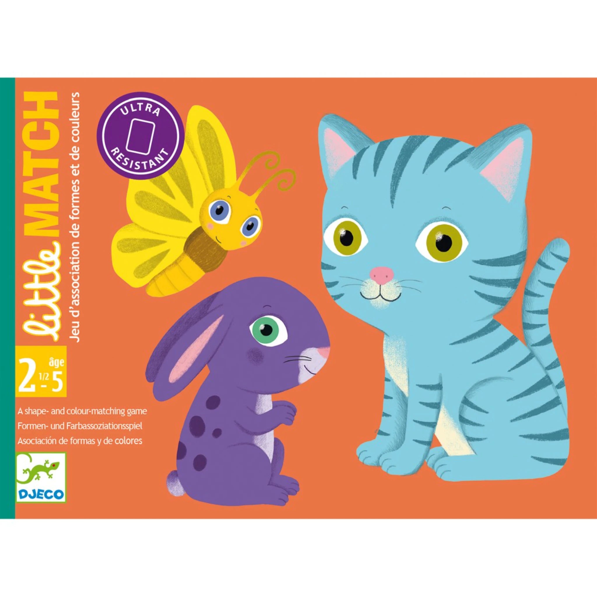 Djeco Spiel „Little Match“ – erstes Farbspiel ab 2½ Jahren für Kinder