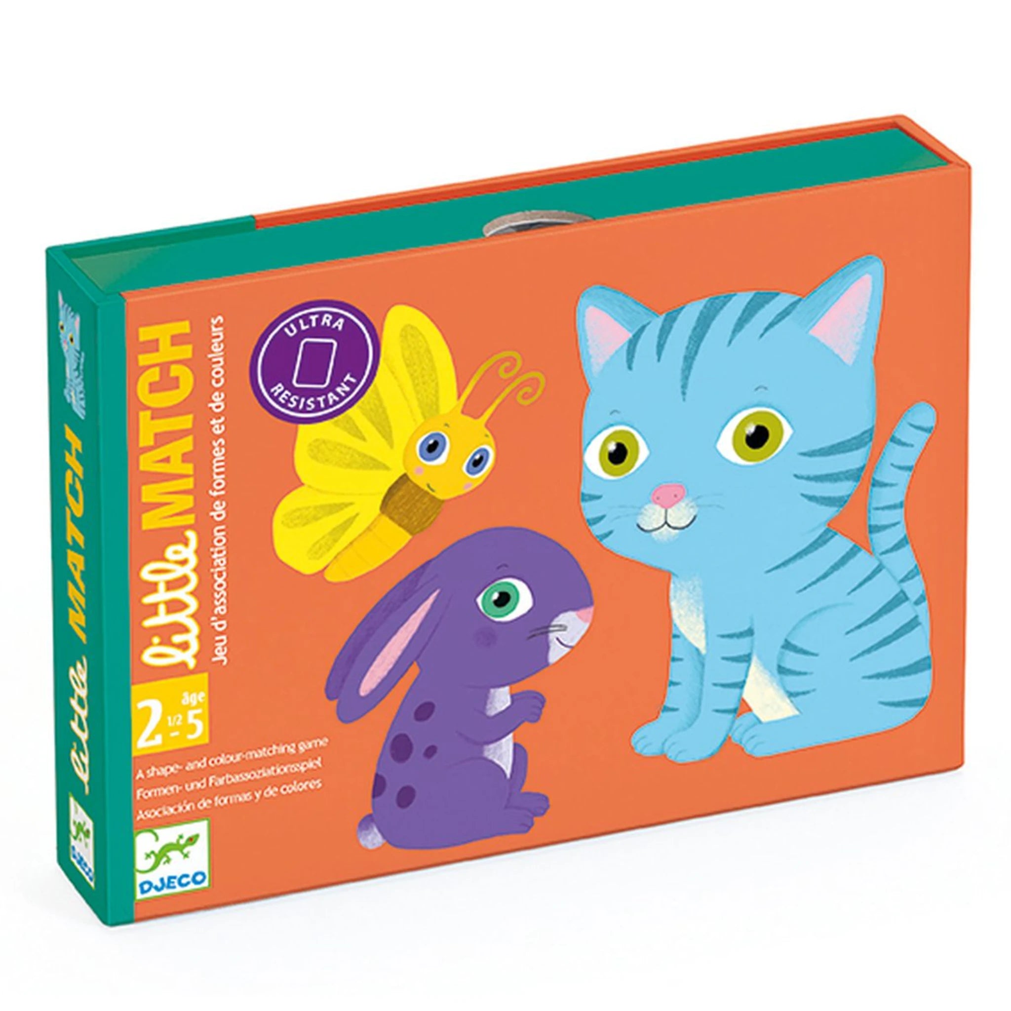 Djeco Spiel „Little Match“ – erstes Farbspiel ab 2½ Jahren für Kinder