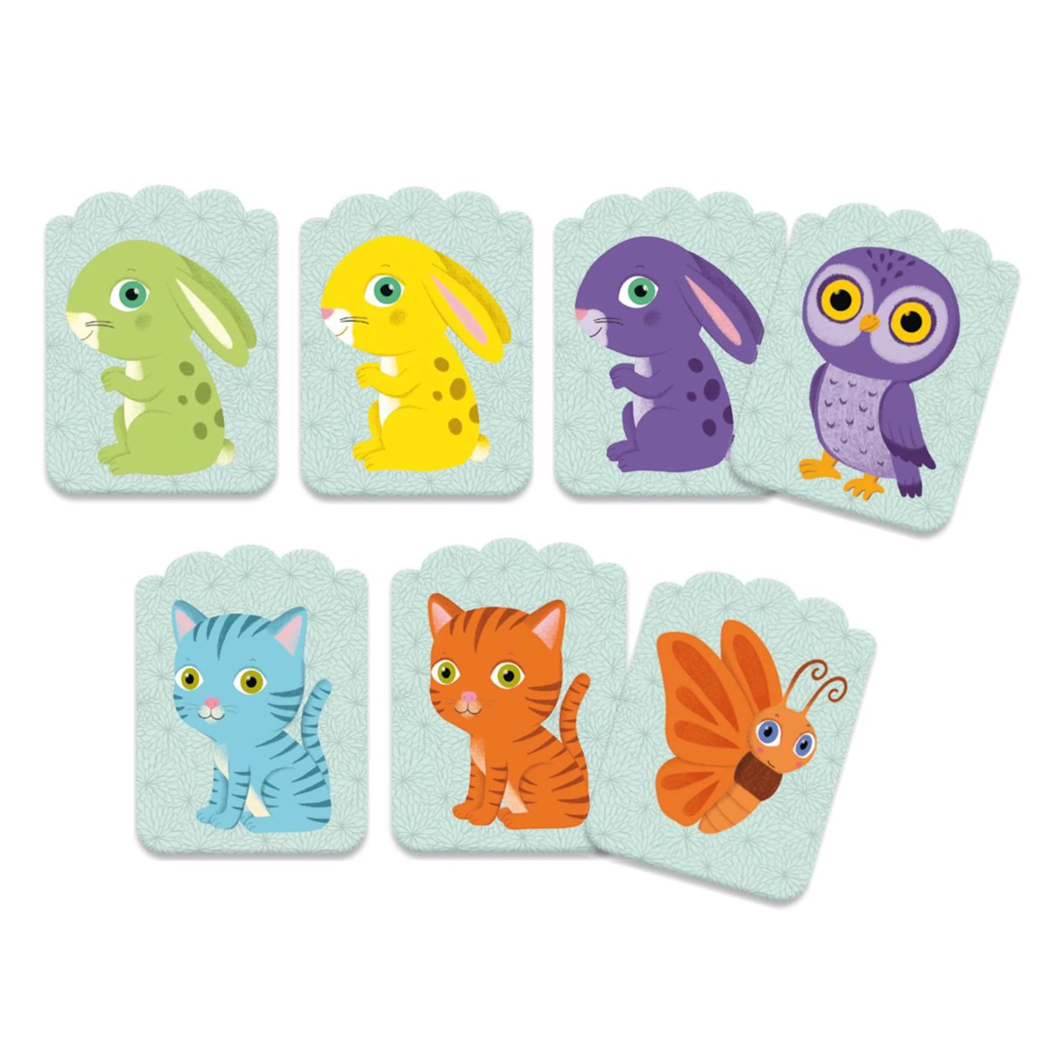 Djeco Spiel „Little Match“ – erstes Farbspiel ab 2½ Jahren für Kinder