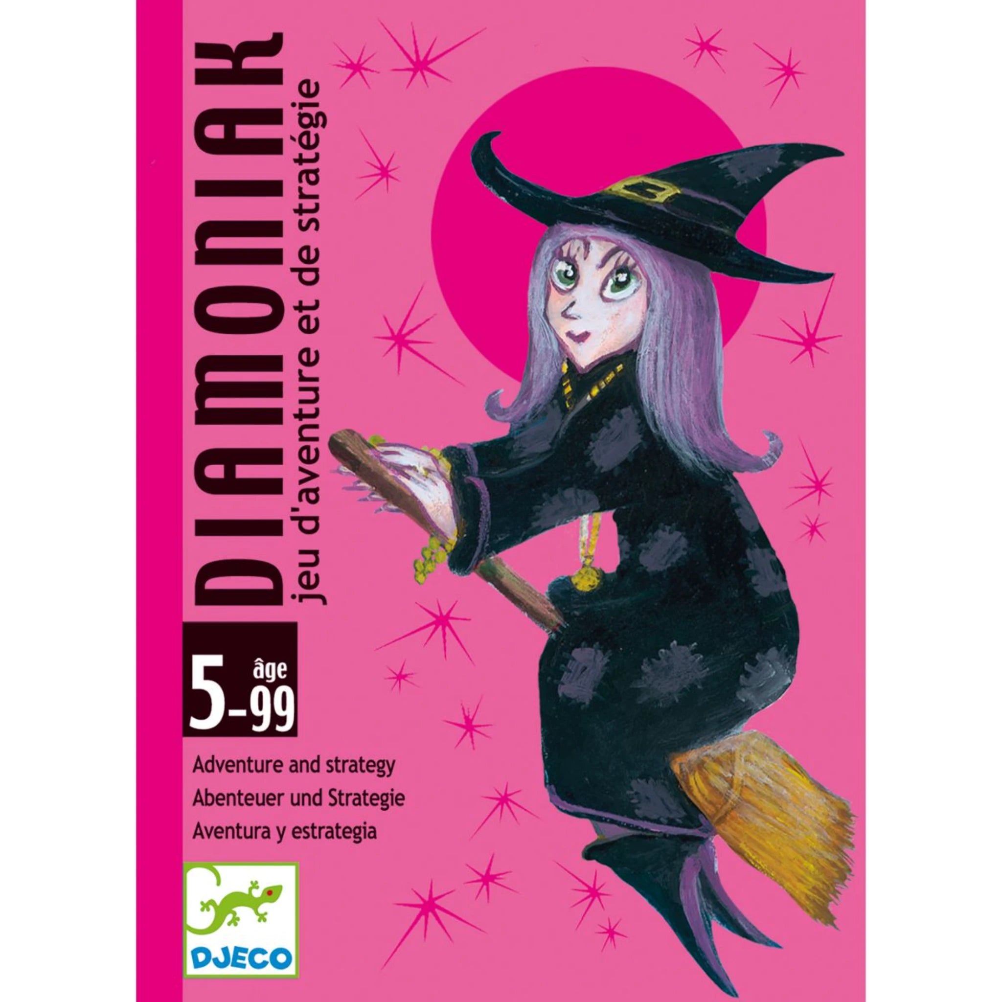 Djeco Kartenspiel „Diamoniak“ – magisches Strategiespiel ab 5 Jahren