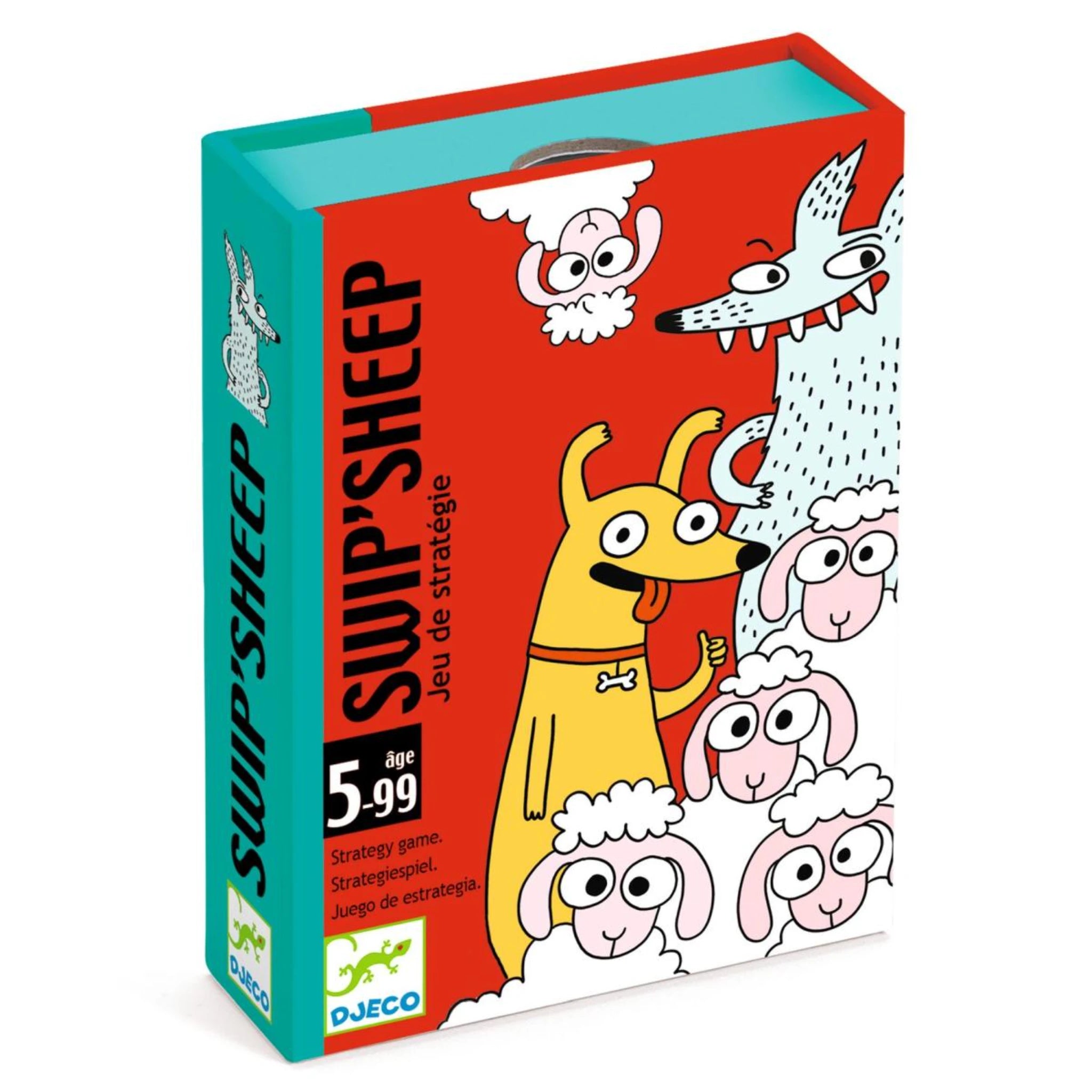 Djeco Kartenspiel „Swip’Sheep“ – schnelles Bluffspiel ab 5 Jahren