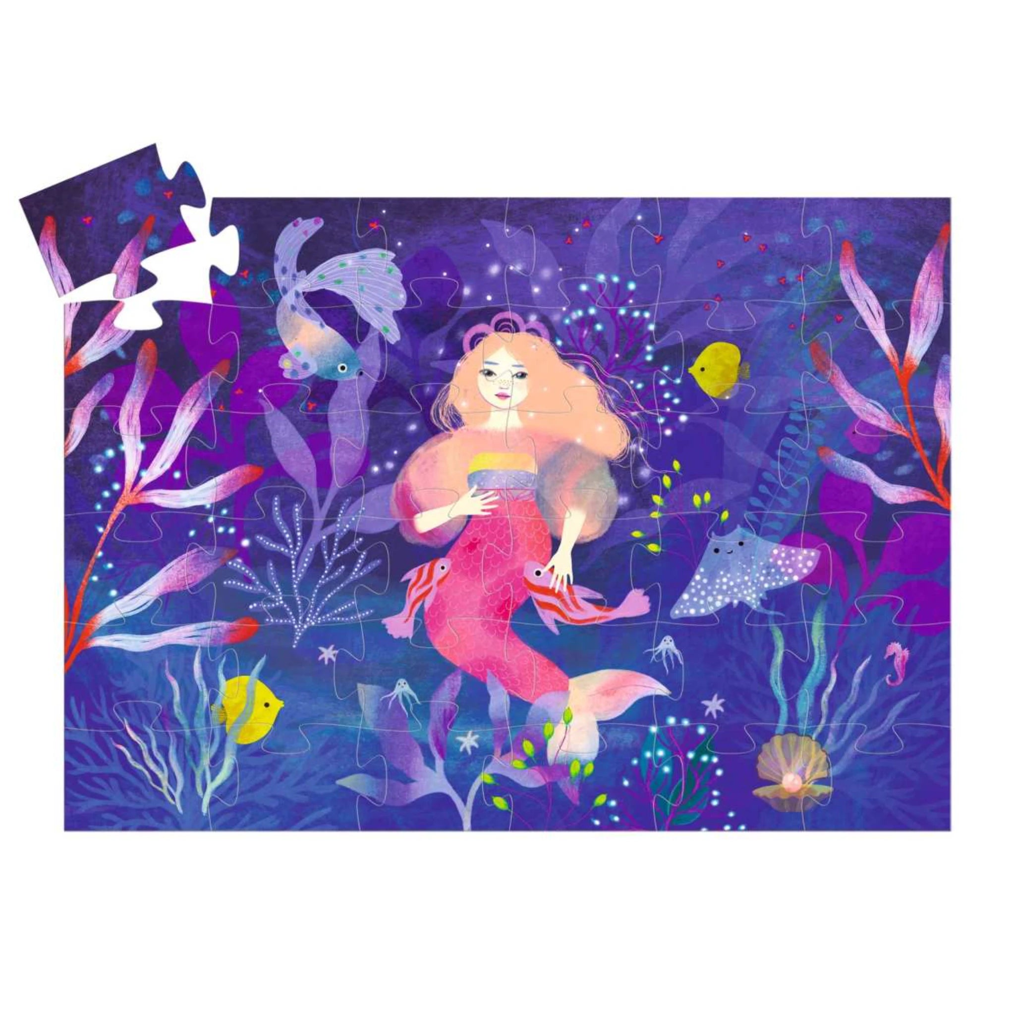 Djeco – Puzzle: Meerjungfrau Ella (36 Teile)