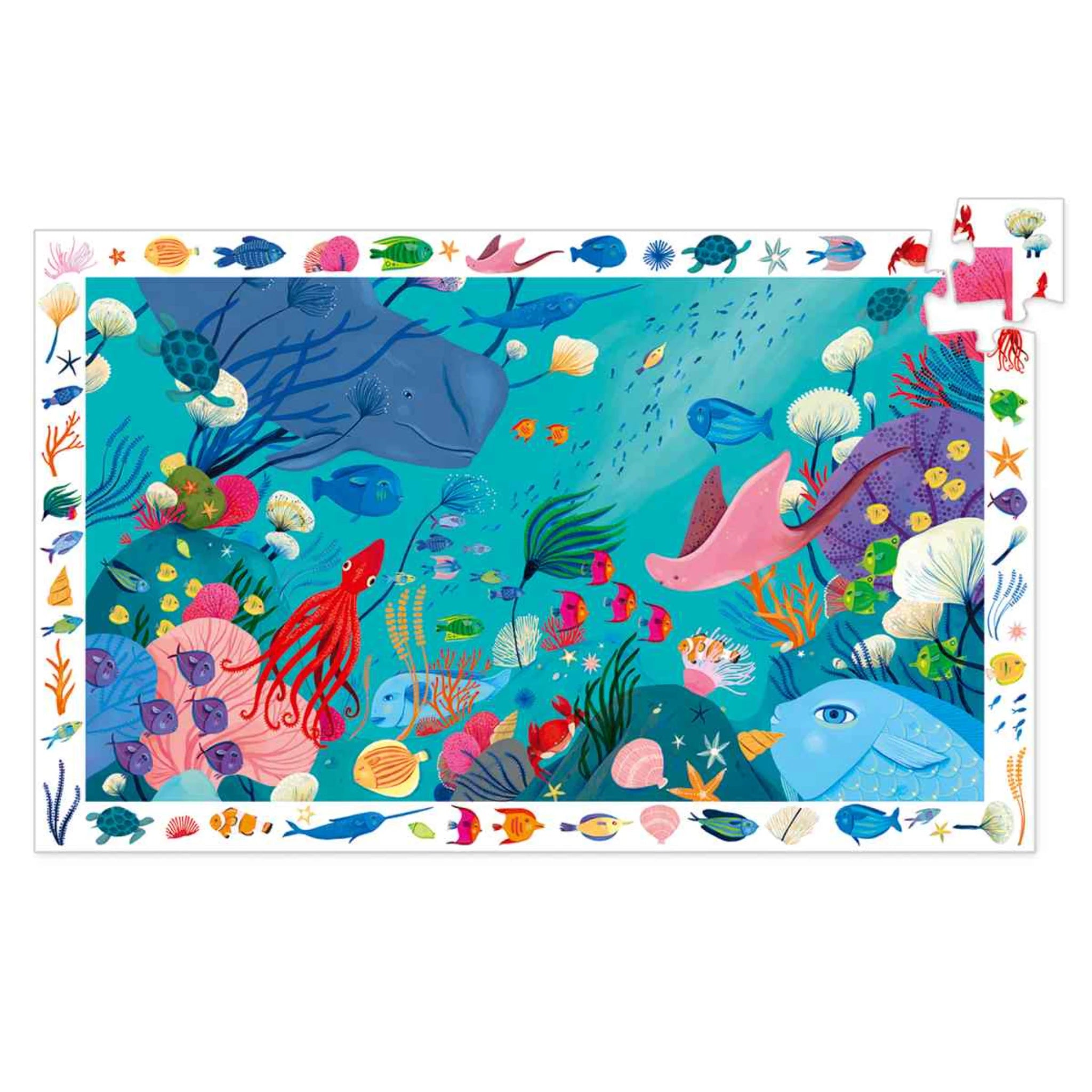 Wimmelpuzzle Das Meer - 54 stk - Djeco