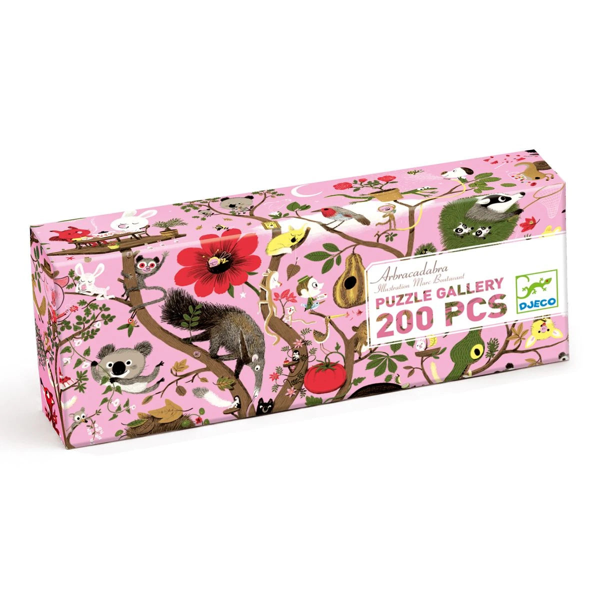 Djeco Puzzle Gallery „Abracadabra“ – 200 Teile Kinderpuzzle im Panoramaformat