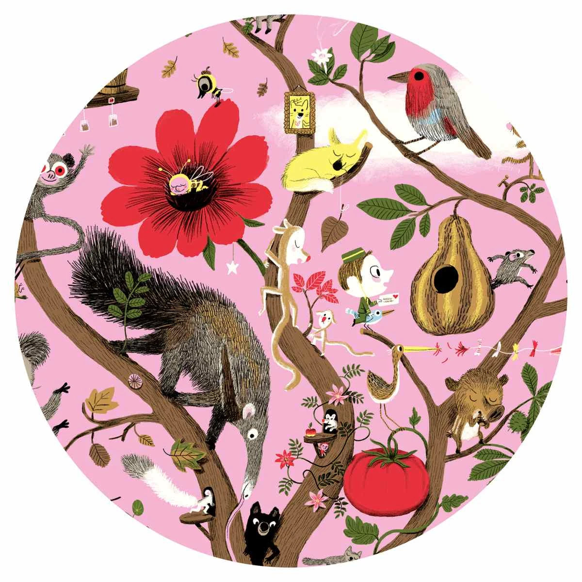 Djeco Puzzle Gallery „Abracadabra“ – 200 Teile Kinderpuzzle im Panoramaformat