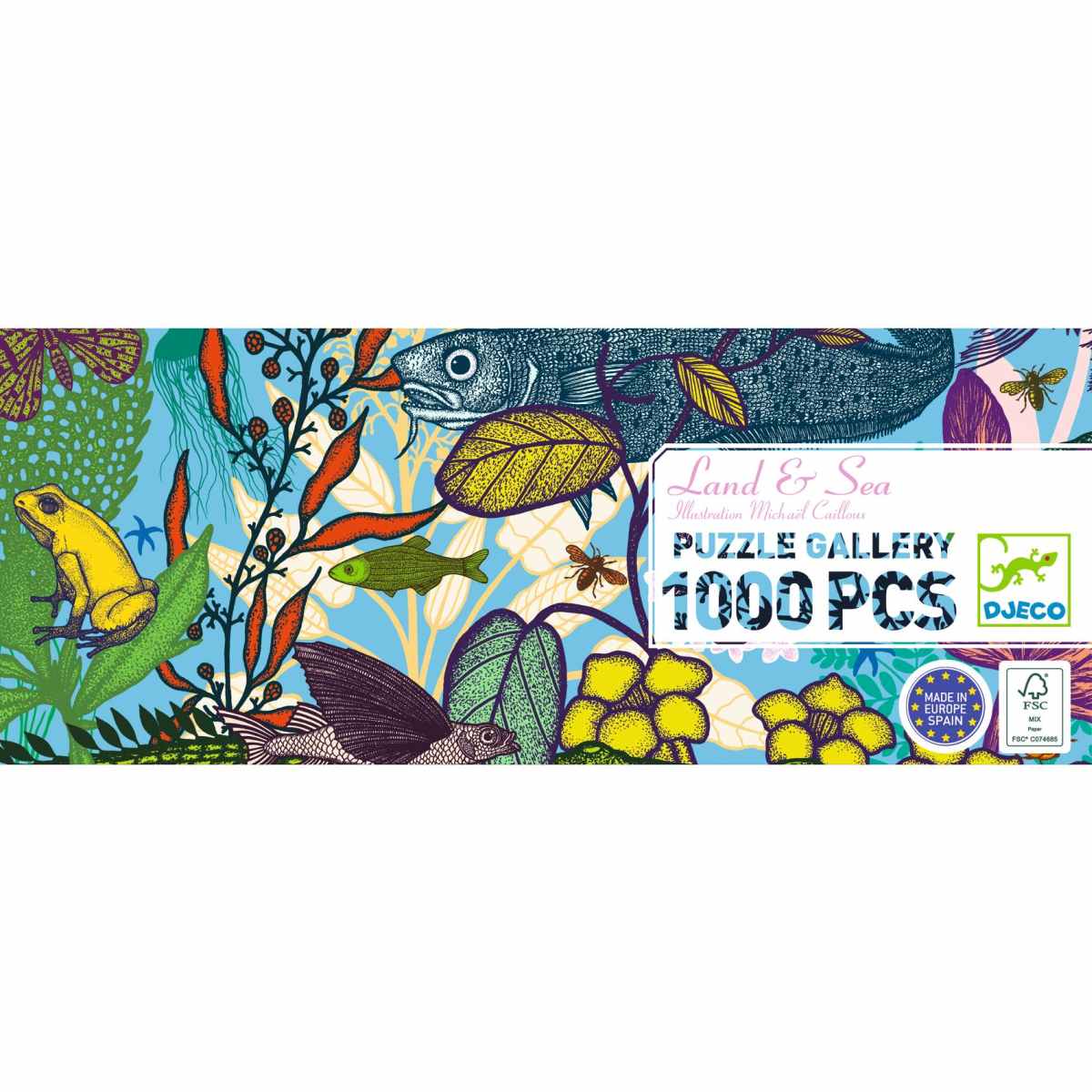 PUZZLES GALLERY - Land and Sea / 1000 stk - Djeco