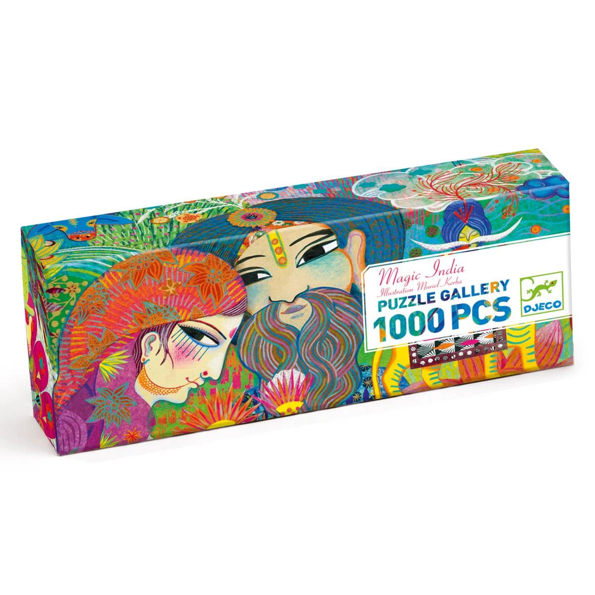 Djeco Puzzle Gallery „Magic India“ – 1000 Teile Panorama-Puzzle