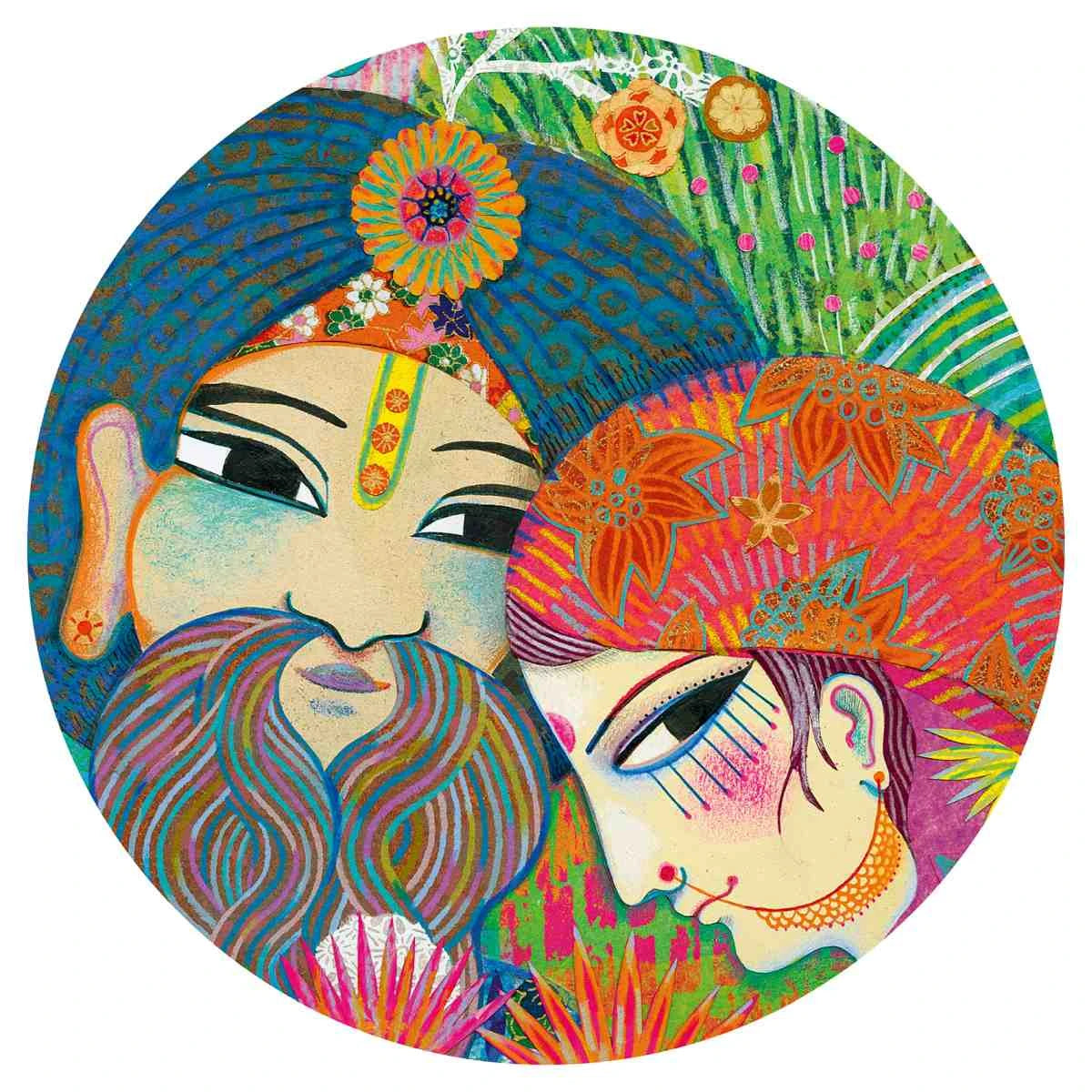 Djeco Puzzle Gallery „Magic India“ – 1000 Teile Panorama-Puzzle