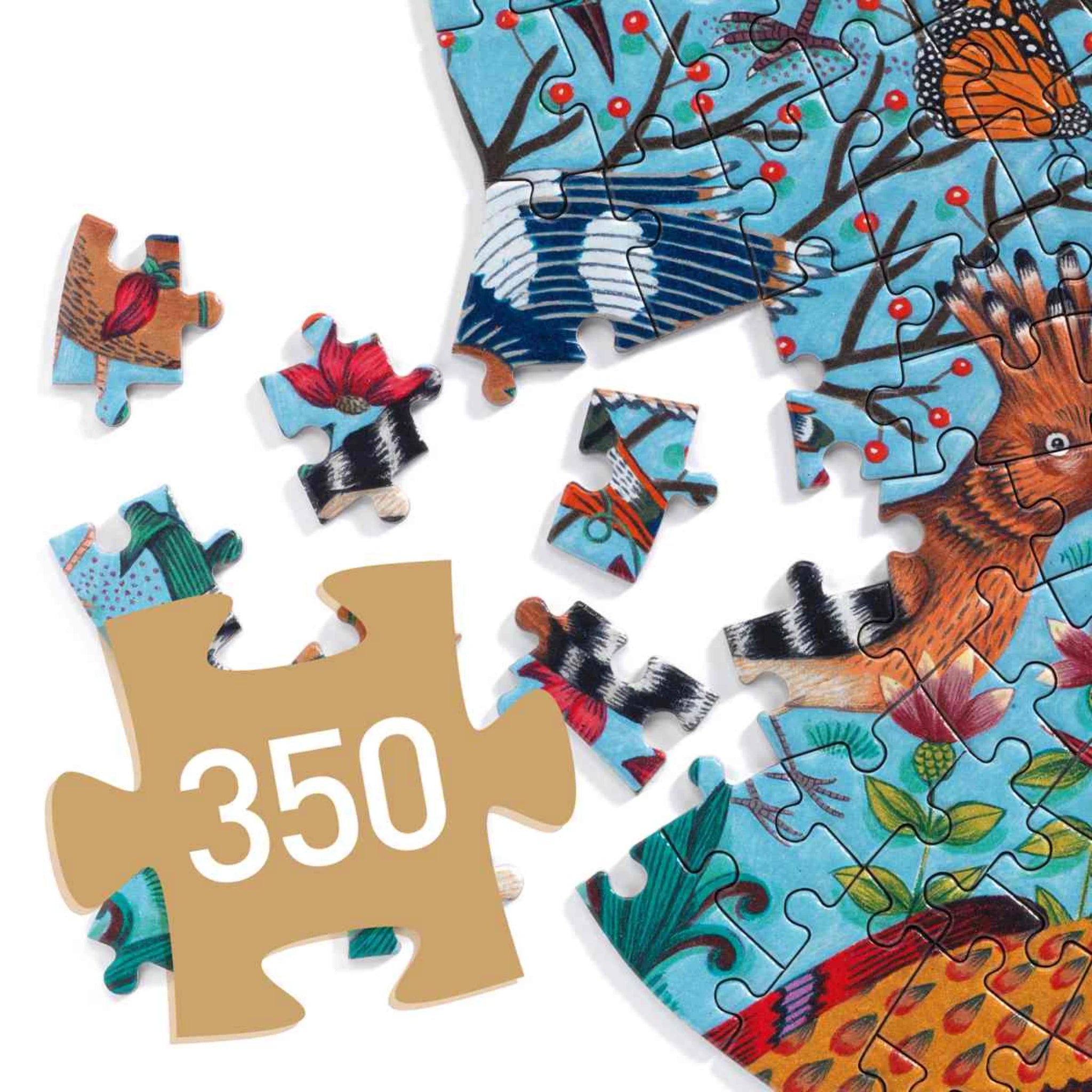 Djeco Puzzle „Puzz’Art Dodo“ – 350-teiliges Kunstpuzzle in Dodo-Form