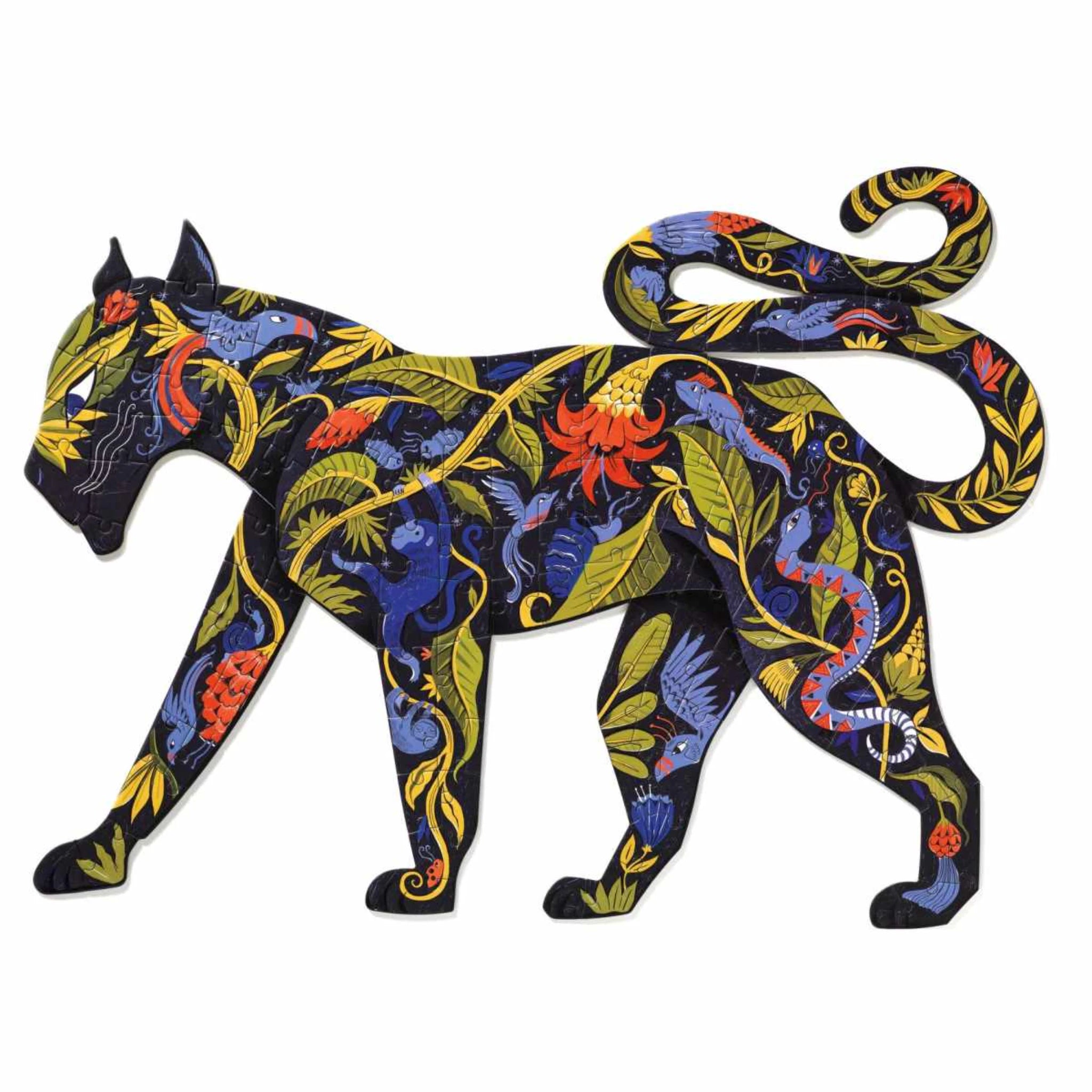 Djeco Puzz’Art Panther – 150-teiliges Design-Puzzle ab 6 Jahren
