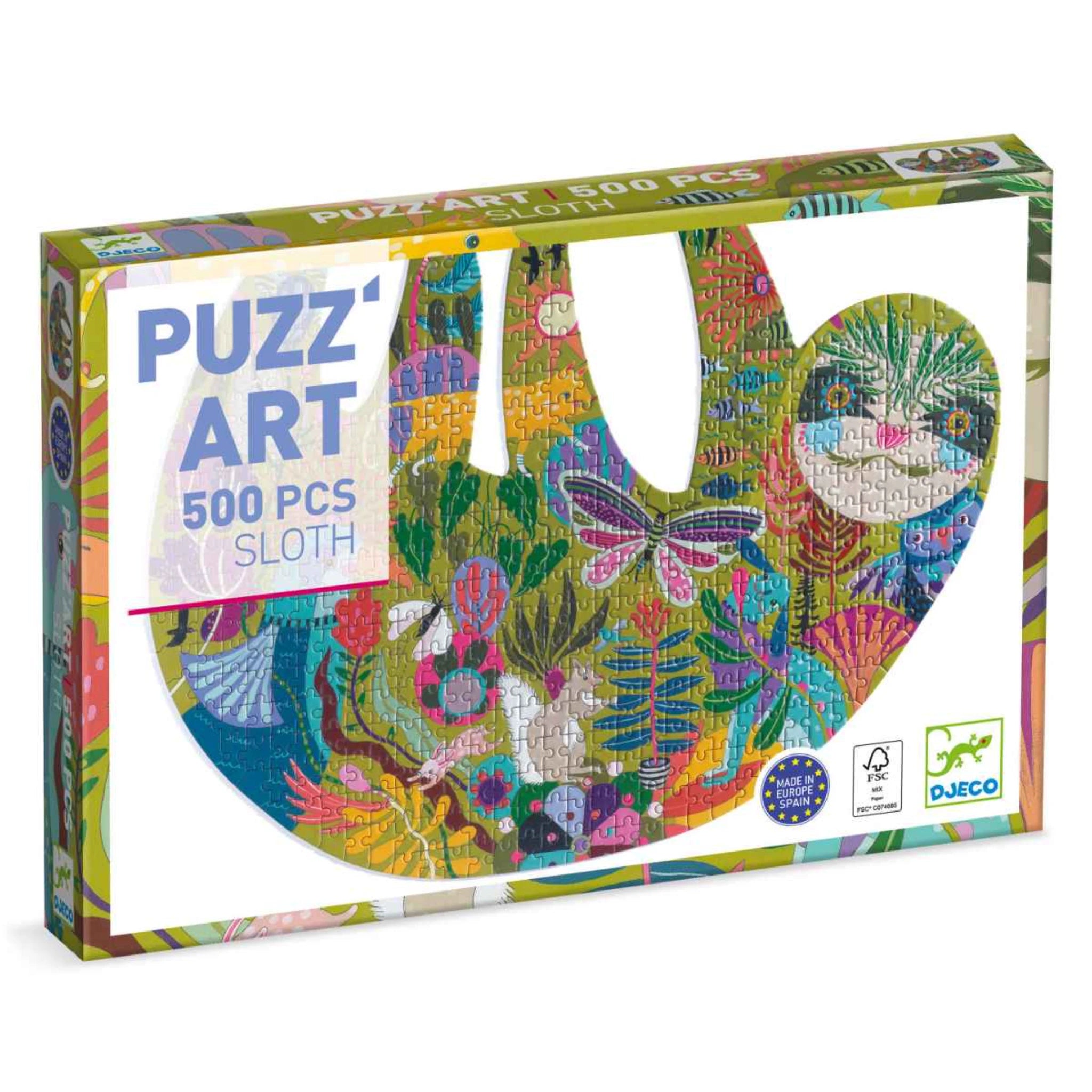 Djeco Puzzle – Puzz’Art „Faultier“ (500 Teile)