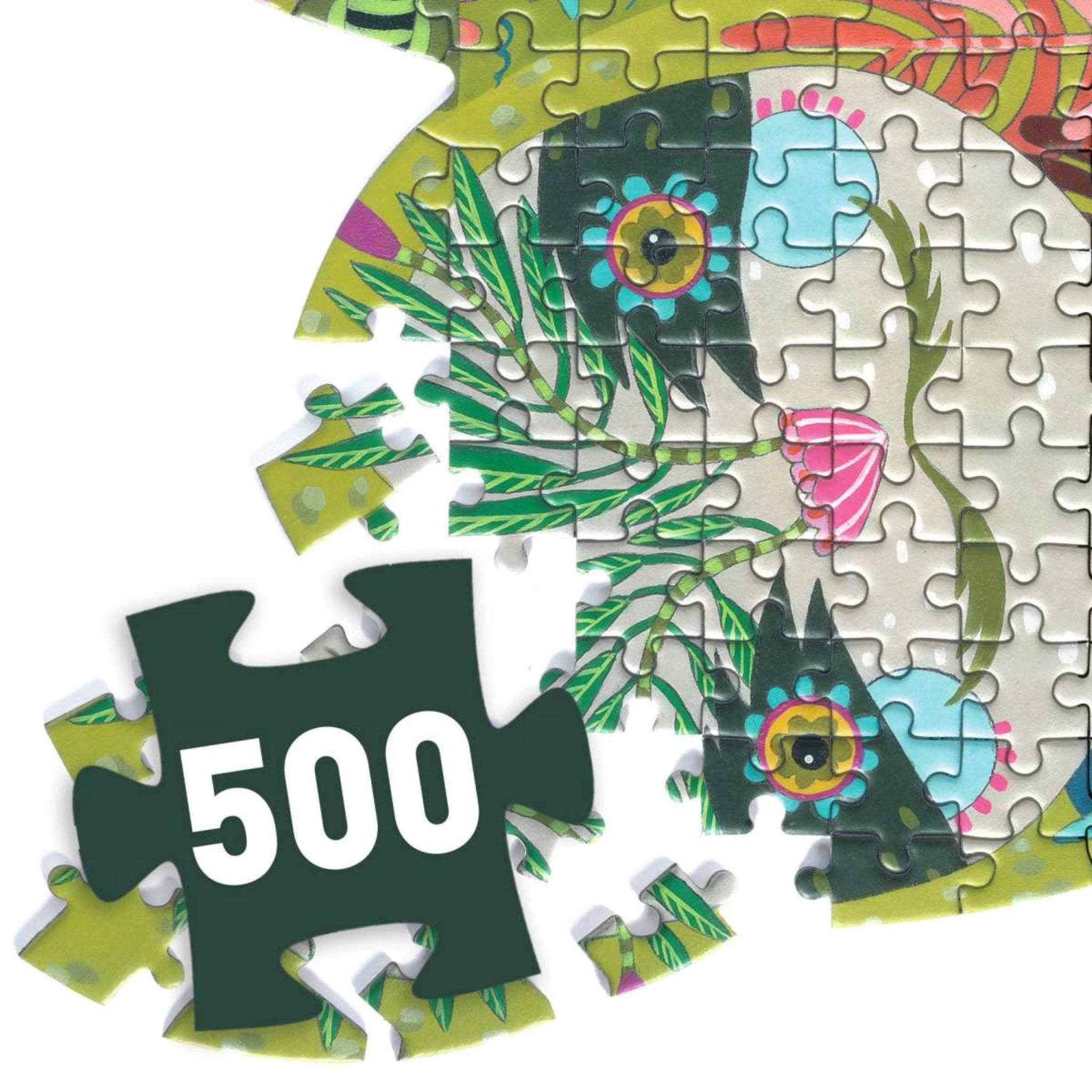 Djeco Puzzle – Puzz’Art „Faultier“ (500 Teile)
