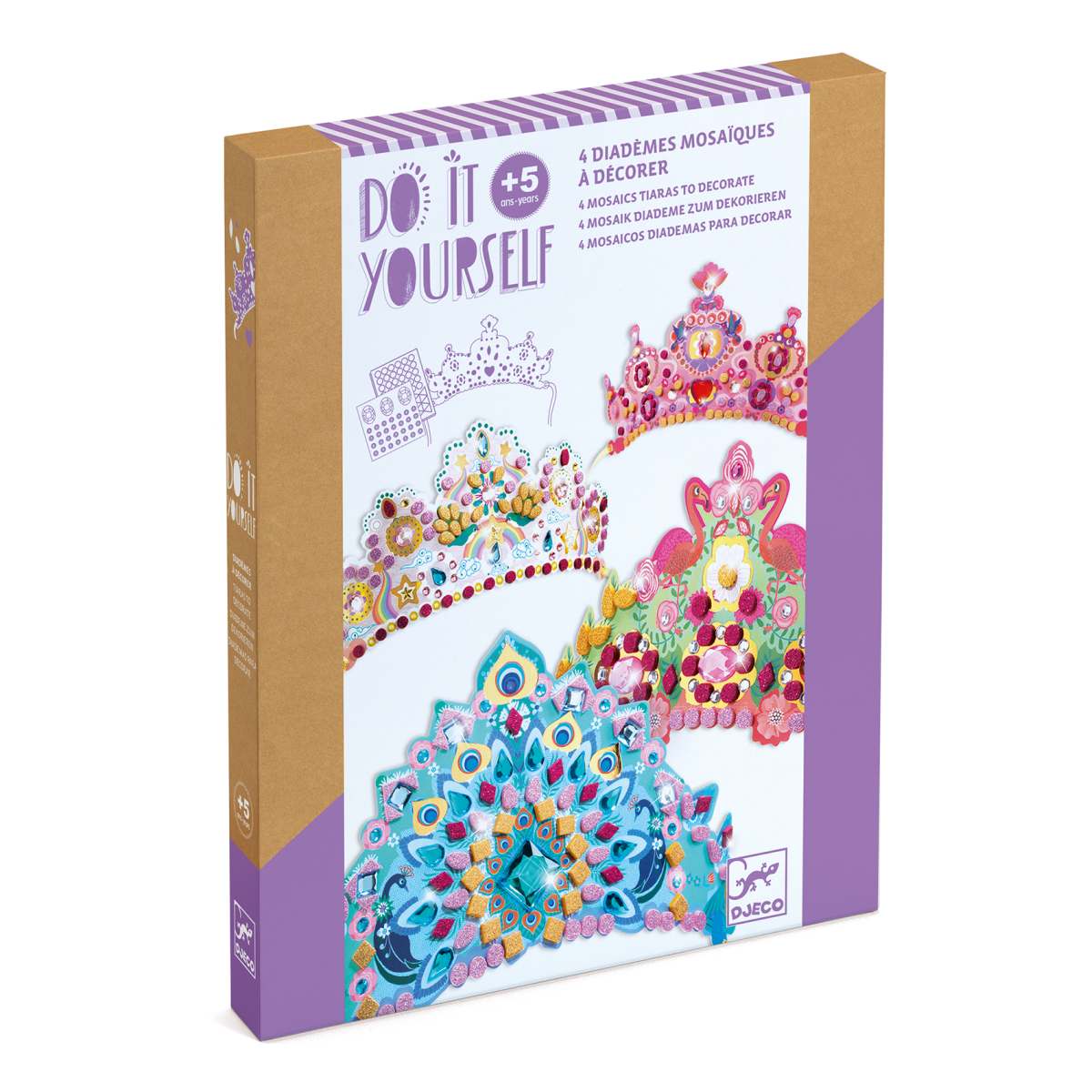DIY: Mosaik-Diademe Prinzessin - Djeco
