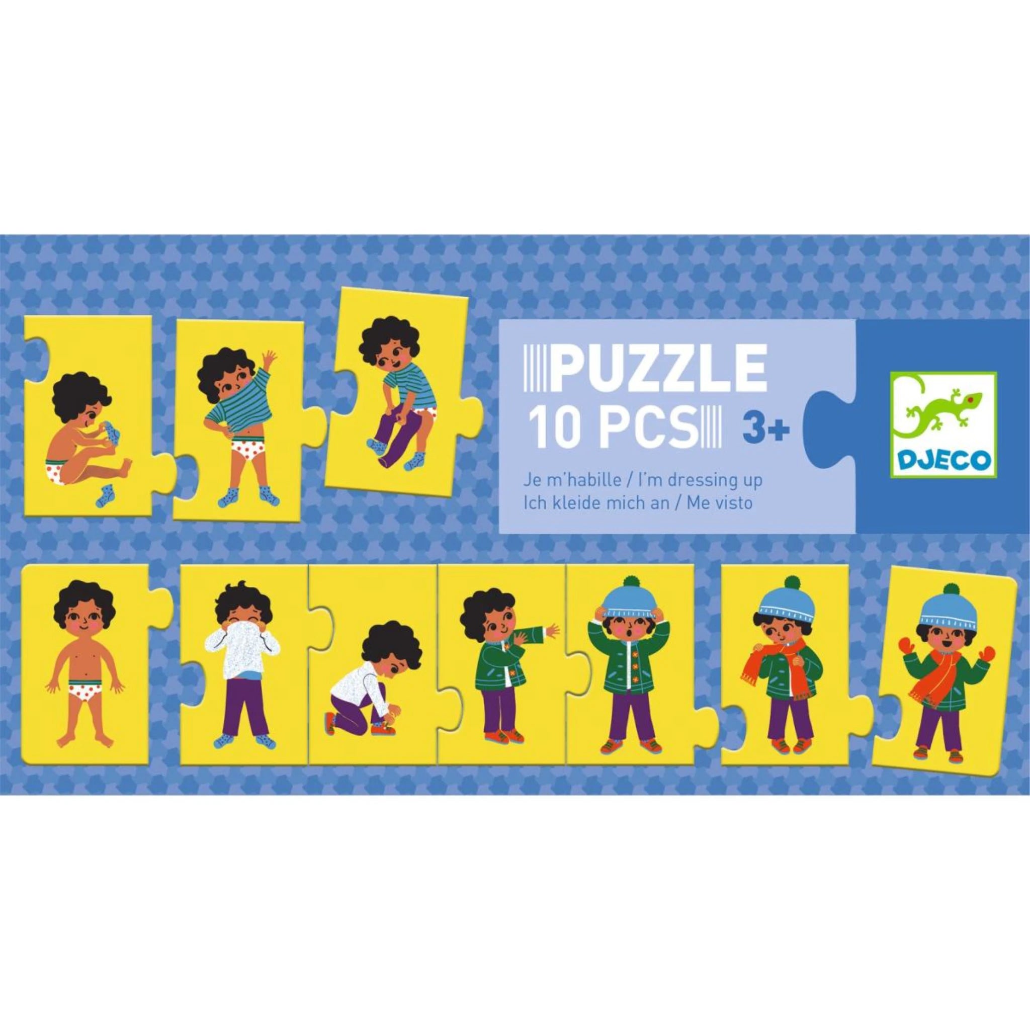 Puzzle "Anziehen" 10 stk - Djeco