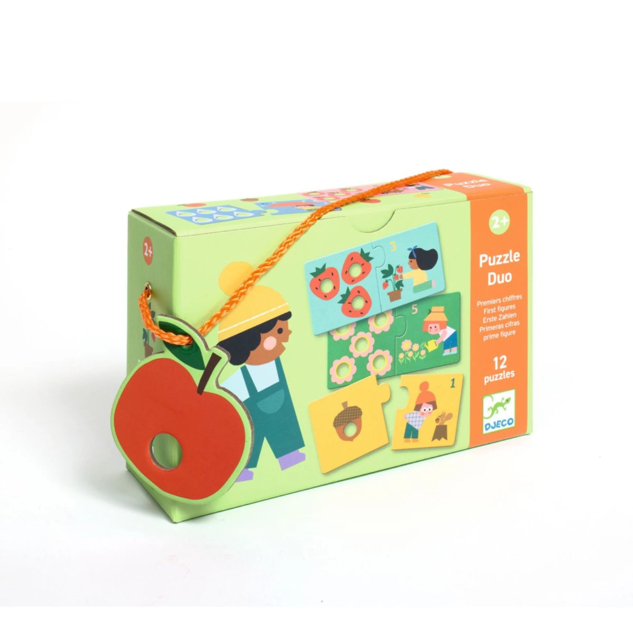 Lernspiel: Puzzle duo: Erste Zahlen - Djeco