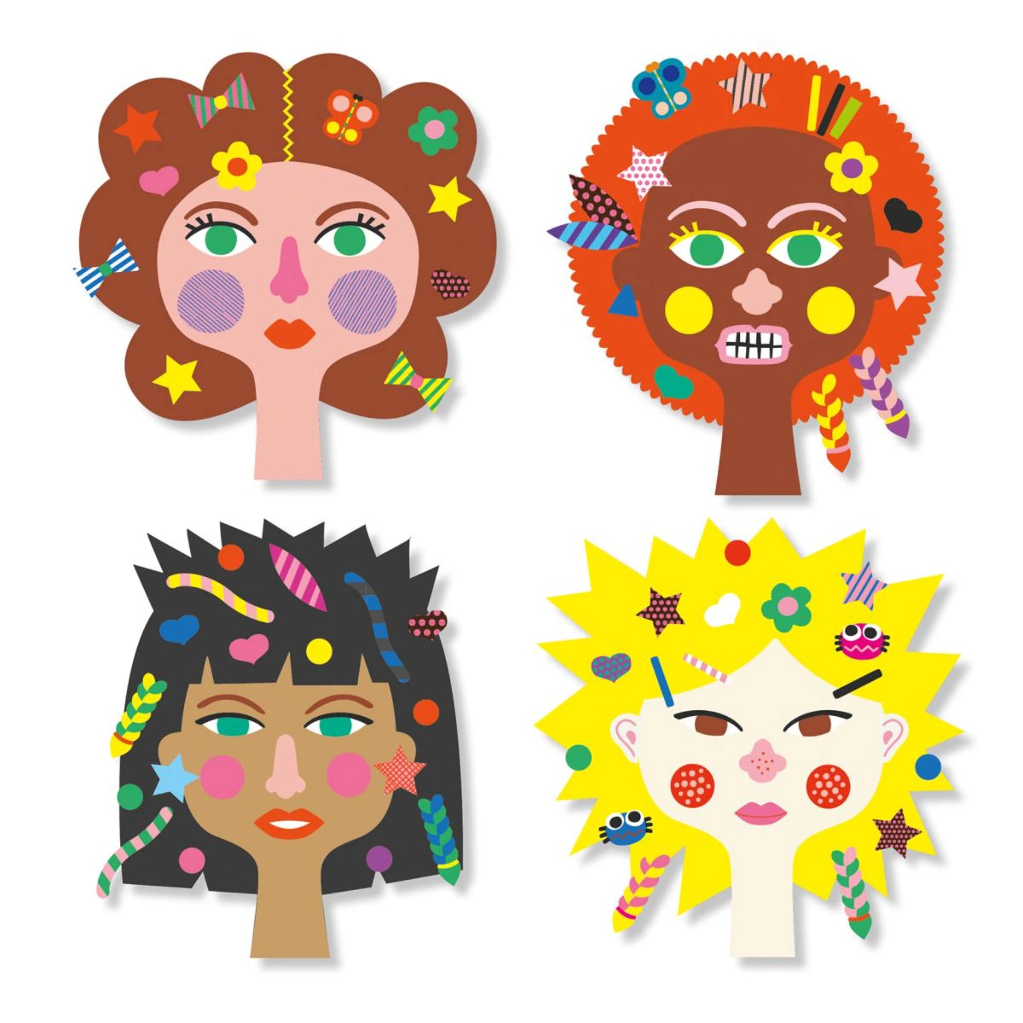 Sticker: Frisuren - Djeco