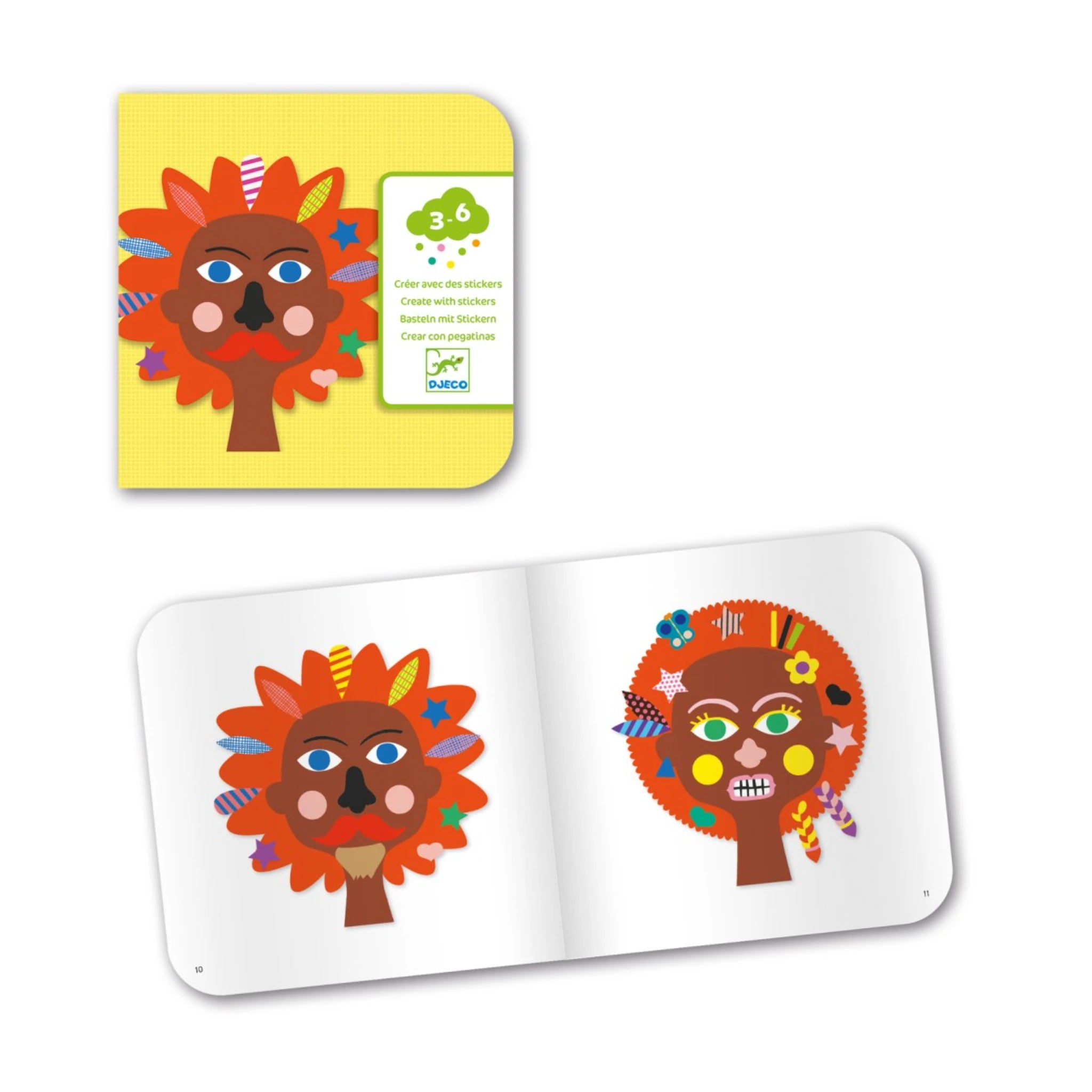 Sticker: Frisuren - Djeco