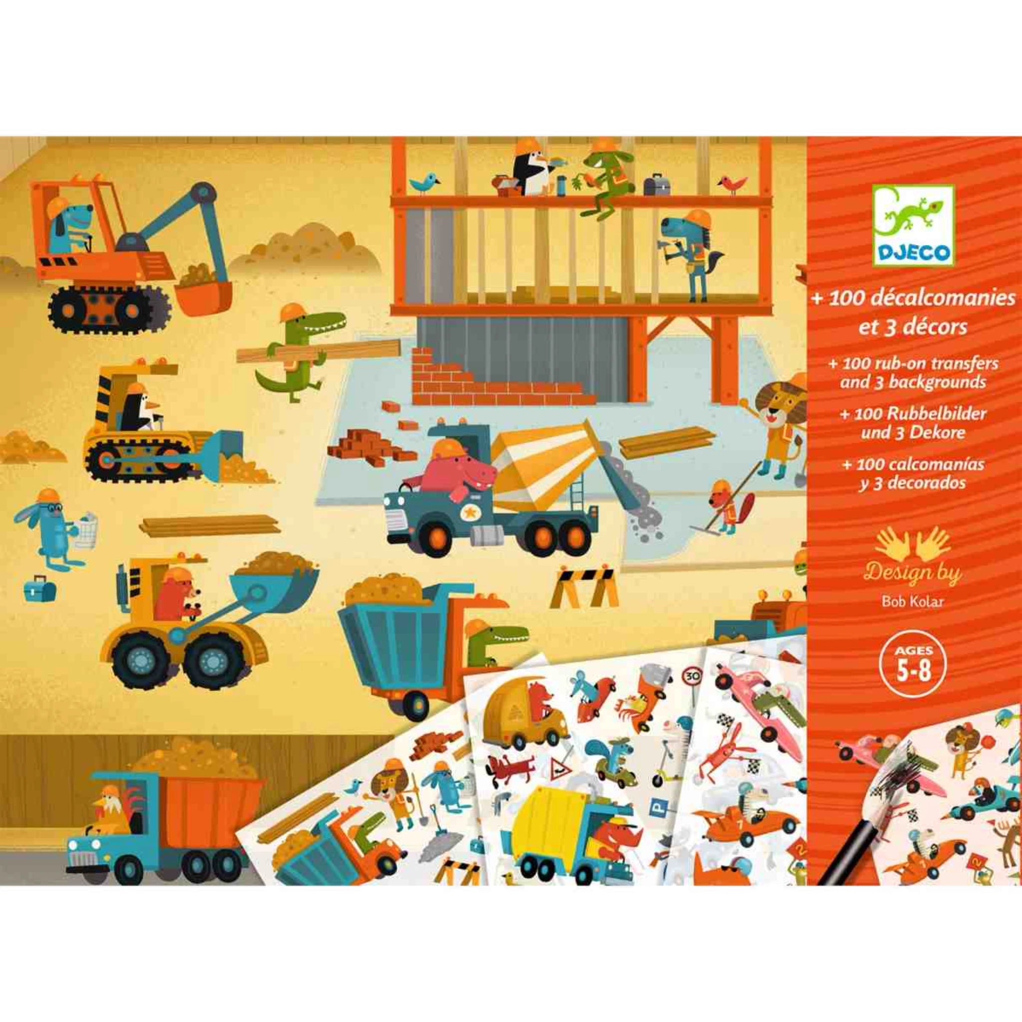 Rubbelbilder: Asphalt - Djeco