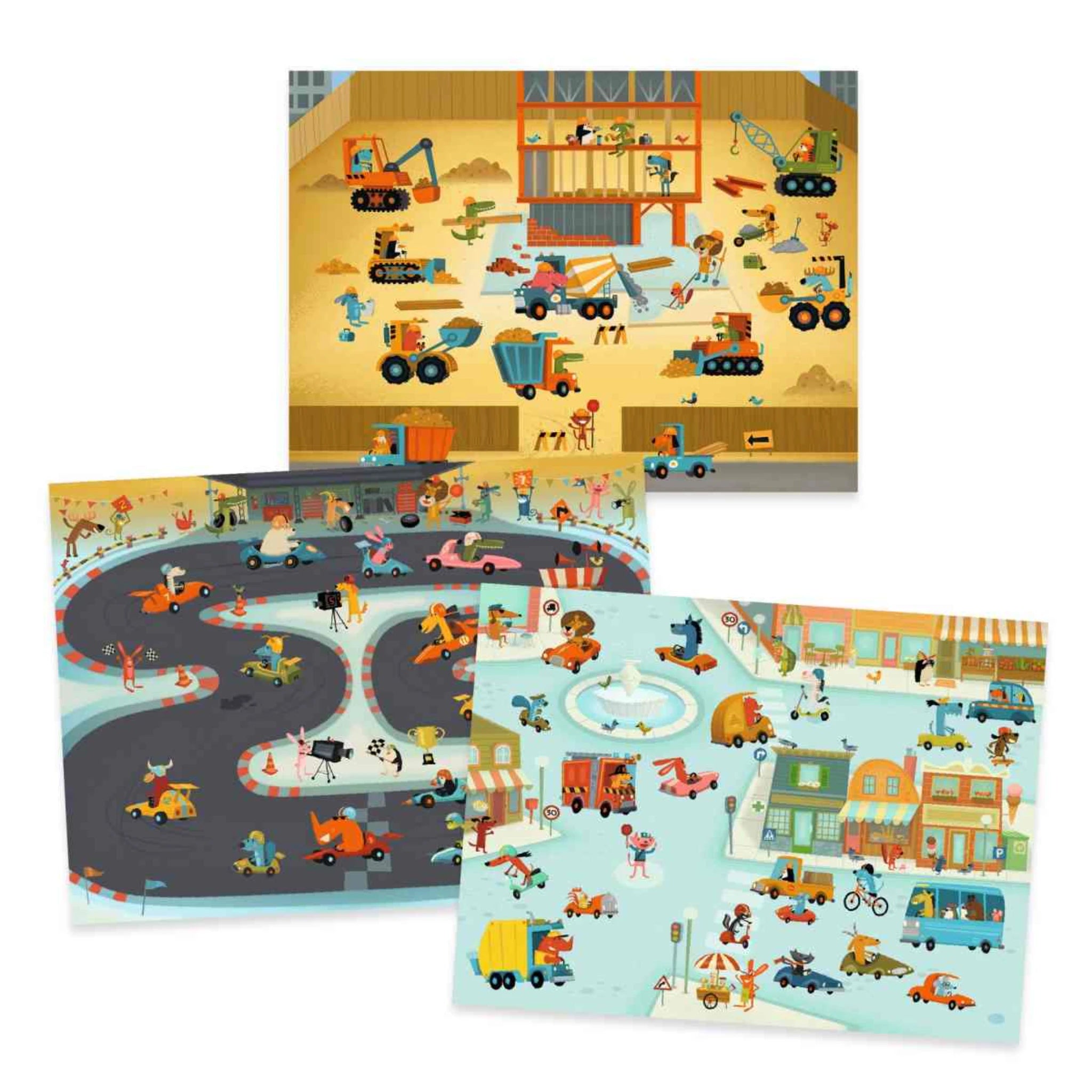 Rubbelbilder: Asphalt - Djeco