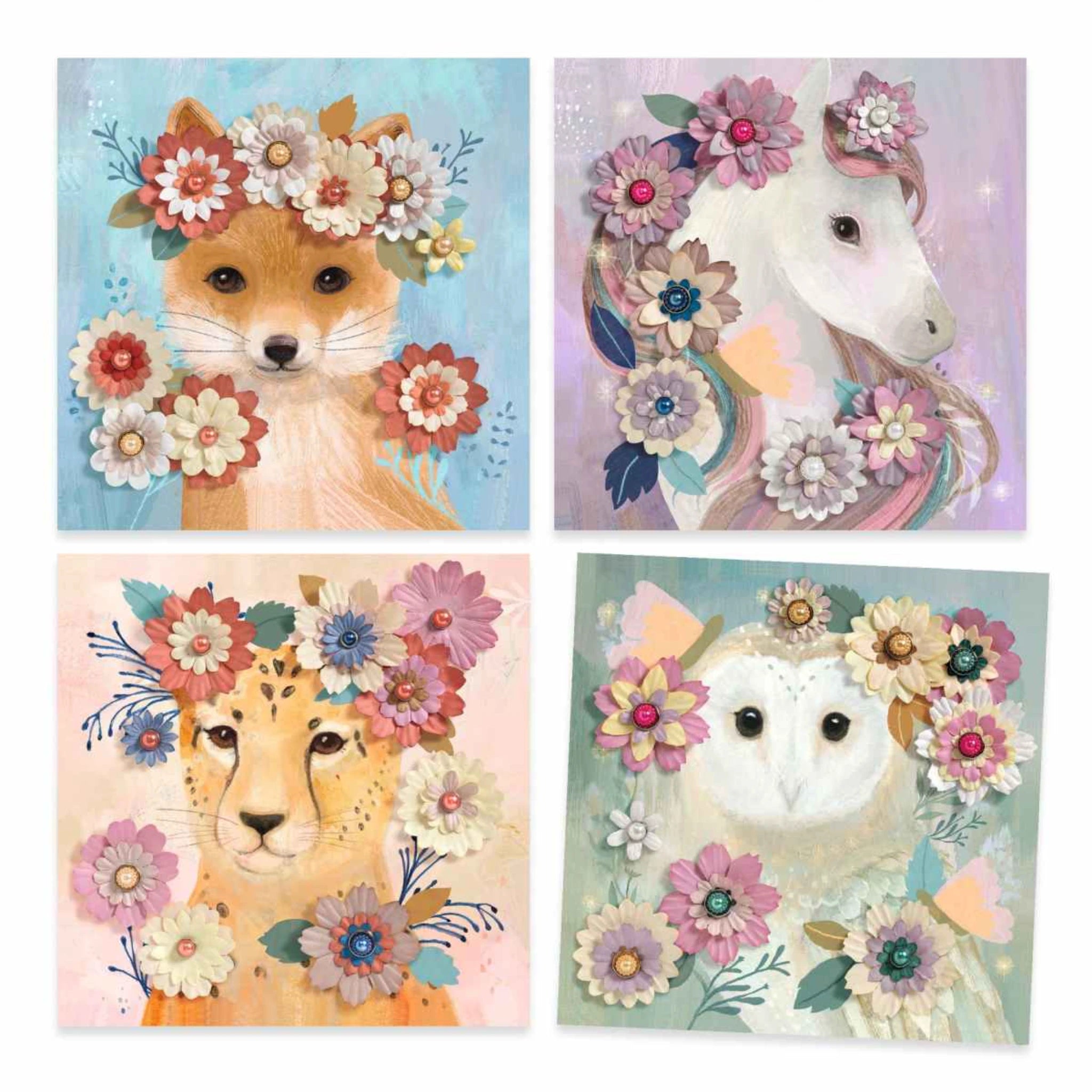 Papierkunst: Blumenkrone - Djeco