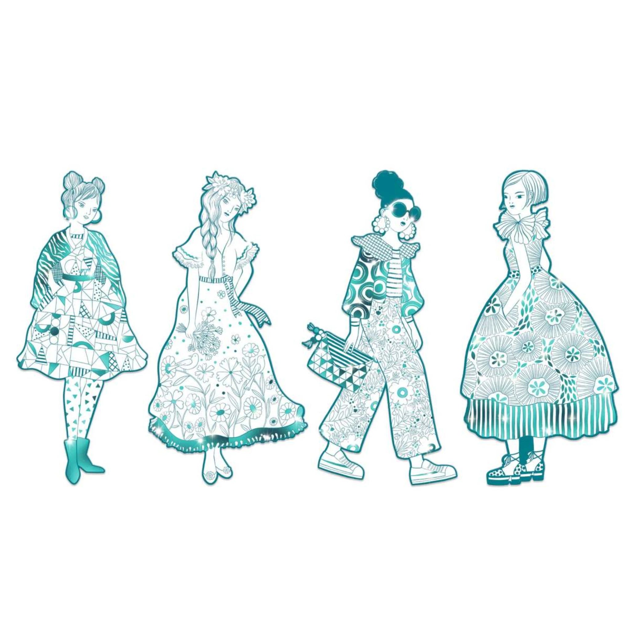 Fashion Ausmalbilder - Djeco