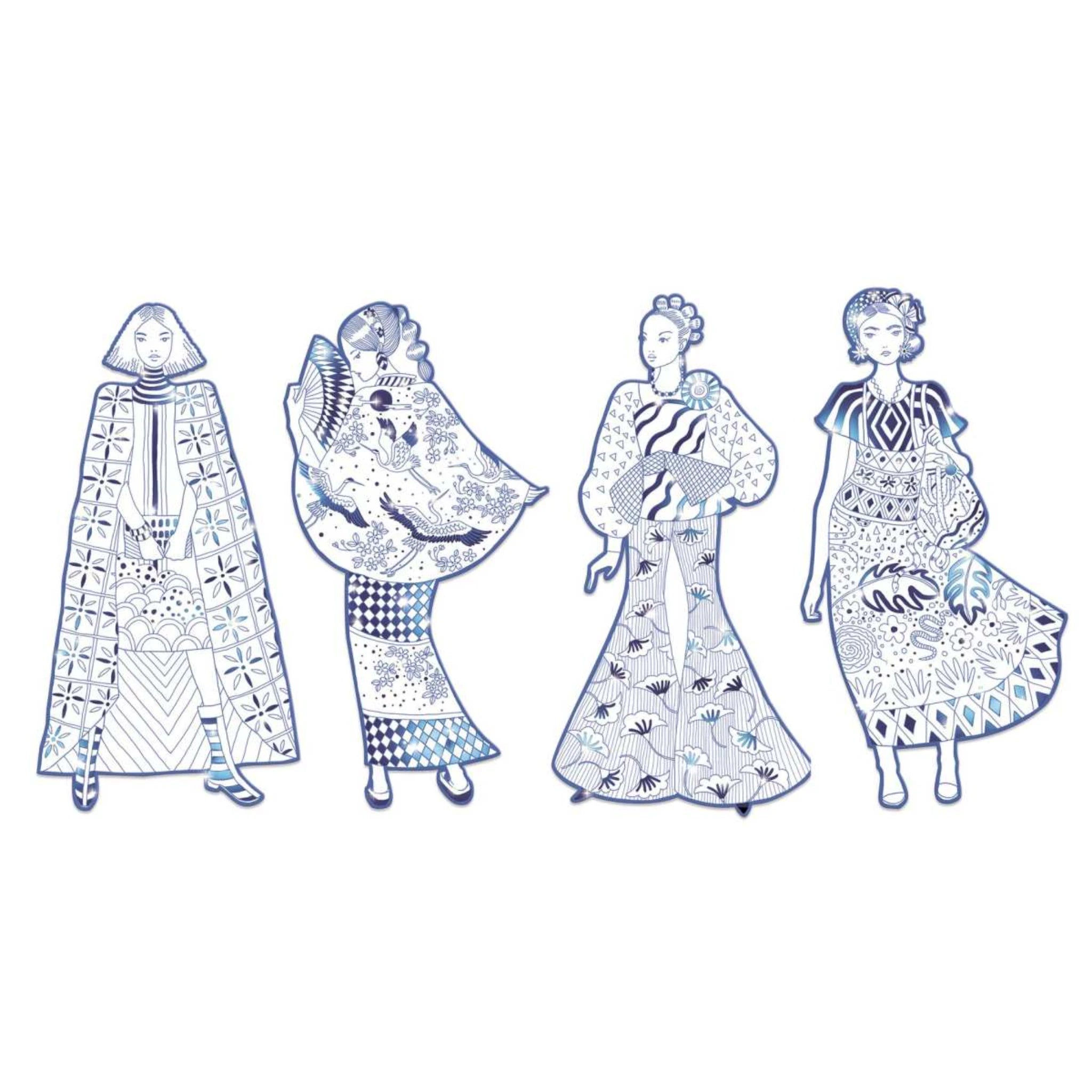 Fashion Ausmalbilder - Djeco