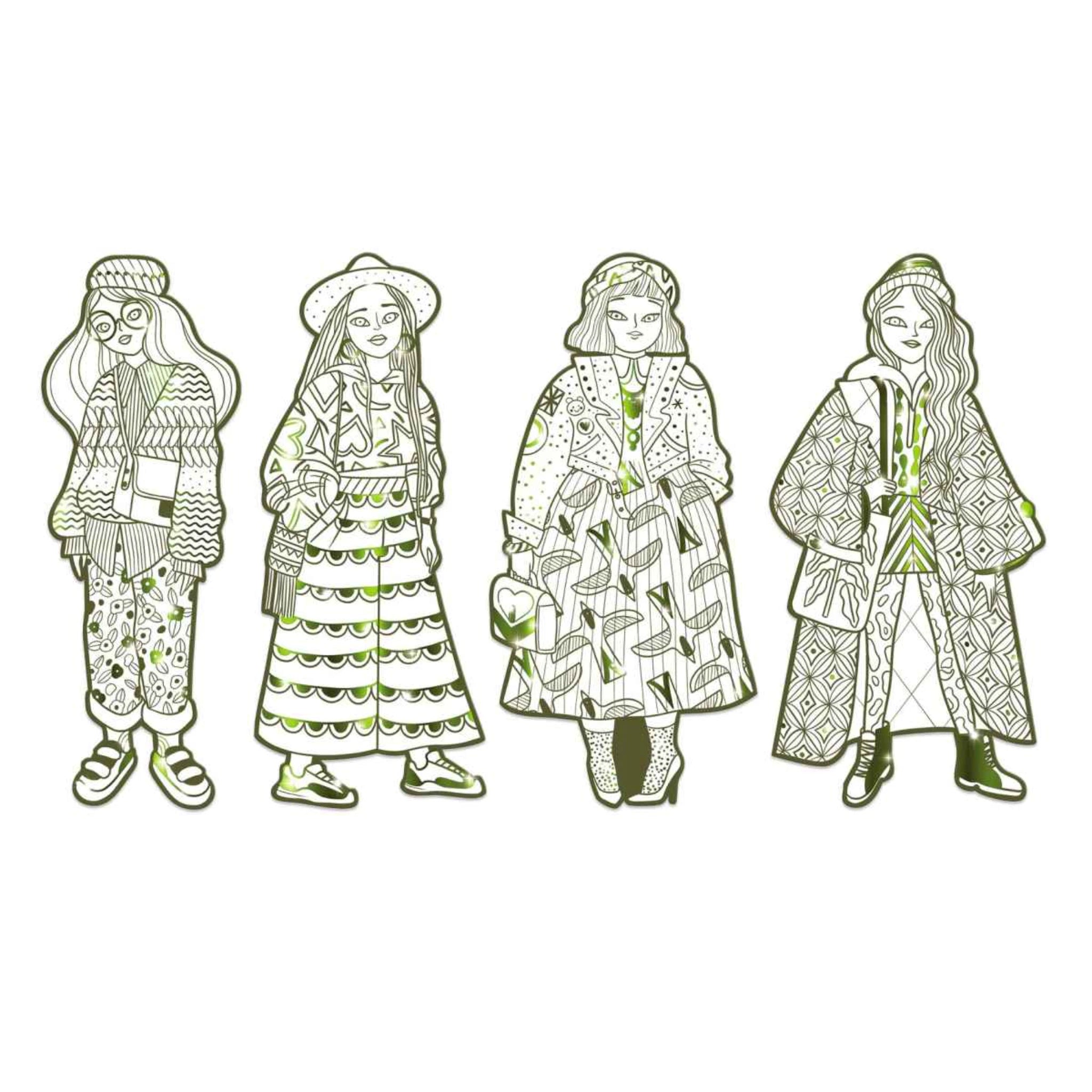 Fashion Ausmalbilder - Djeco