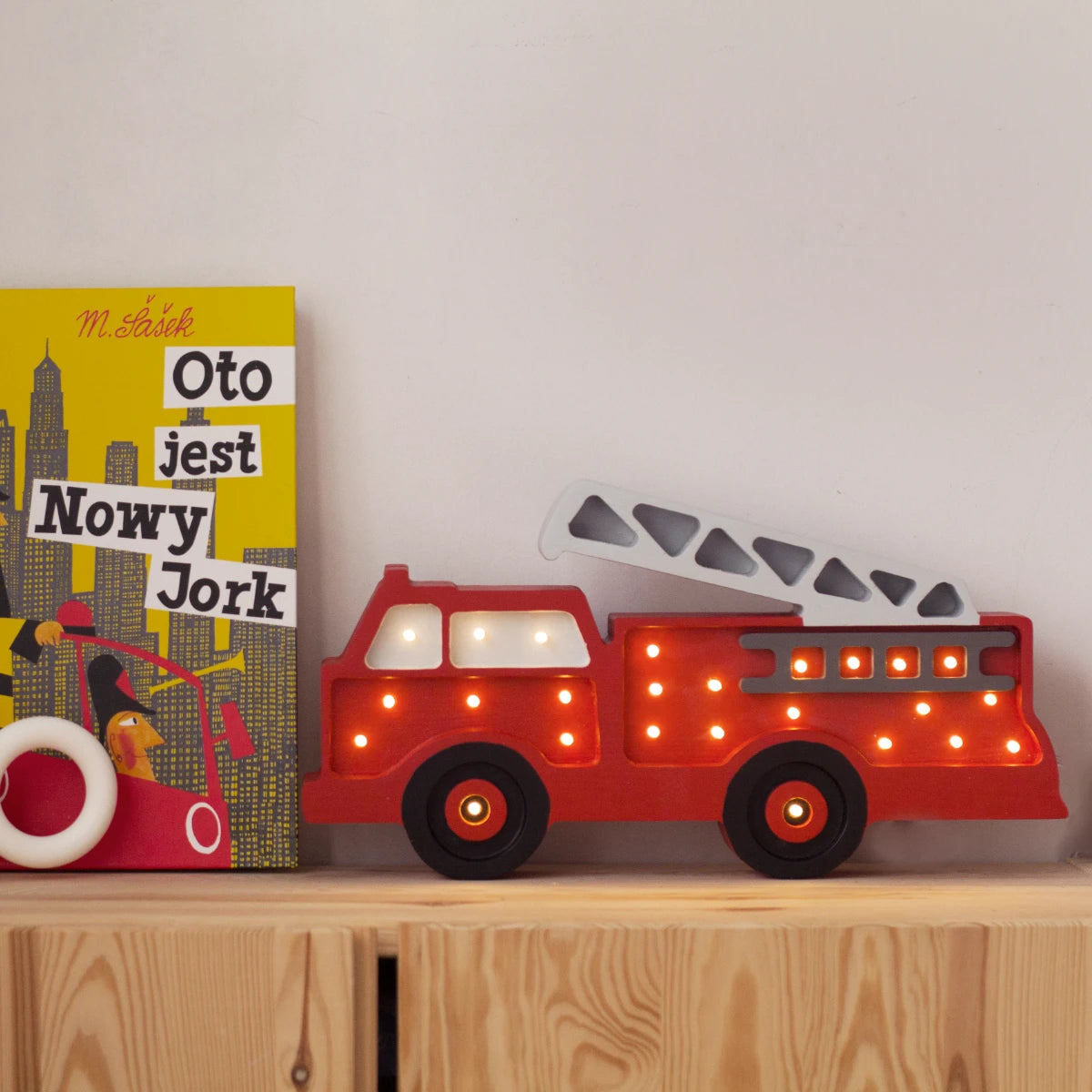 Holzlampe Feuerwehr - Little Lights