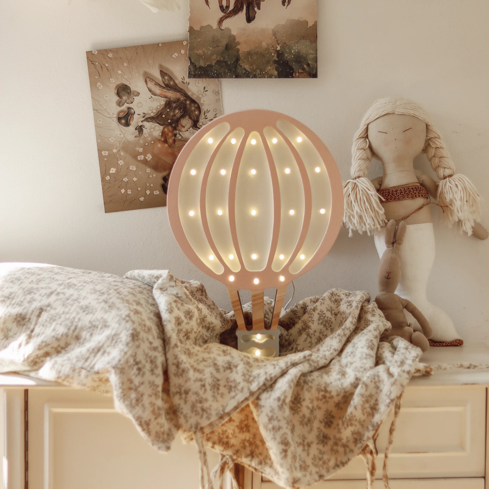 Holzlampe Heißluftballon - Little Lights