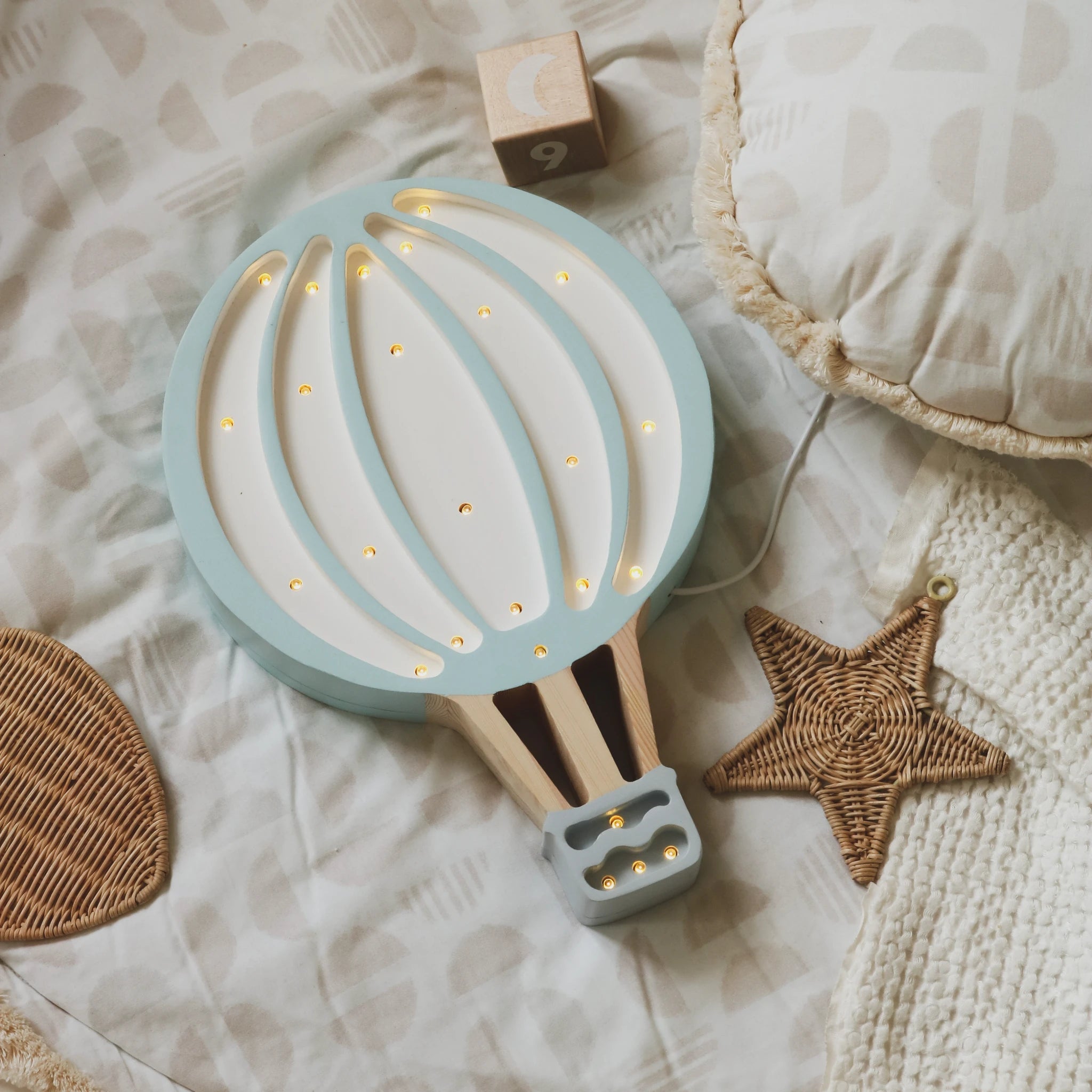 Holzlampe Heißluftballon - Little Lights