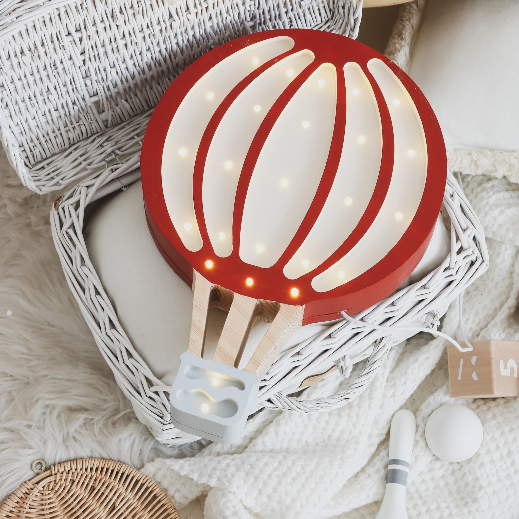 Holzlampe Heißluftballon - Little Lights