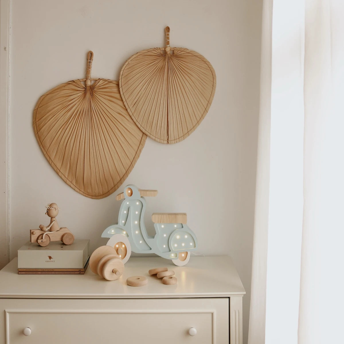 Holzlampe Scooter azzuro - Little Lights