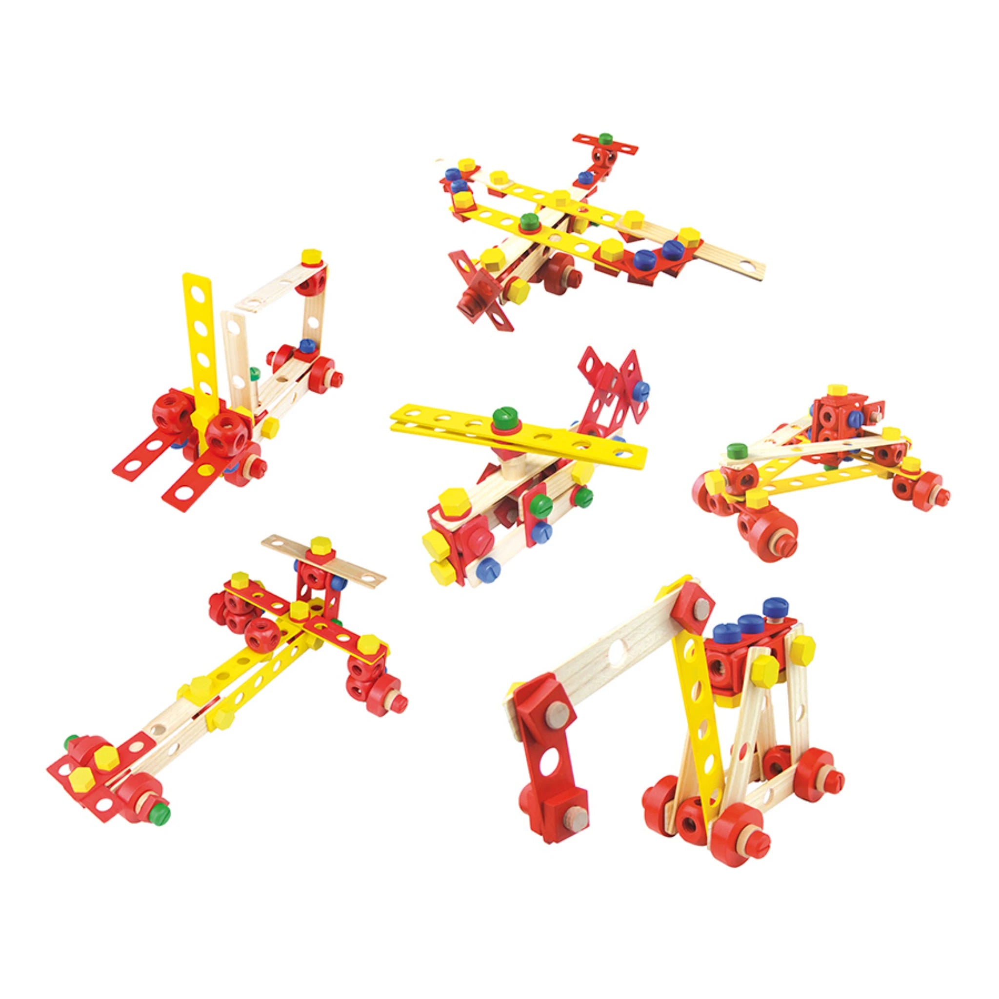 Holz-Konstruktionsset „Batibloc“ (106 Teile) - Vilac