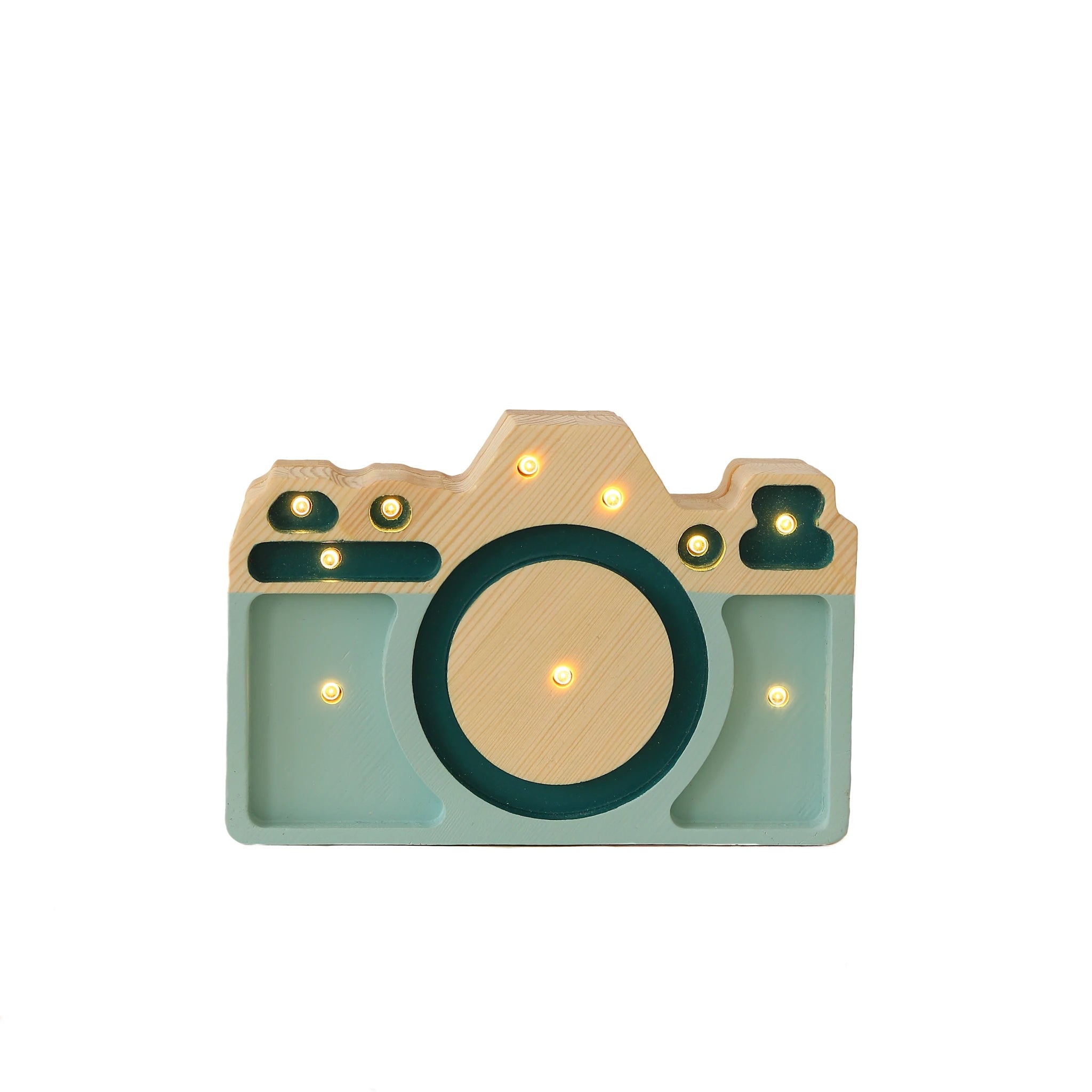 Holzlampe Kamera mini - Little Lights