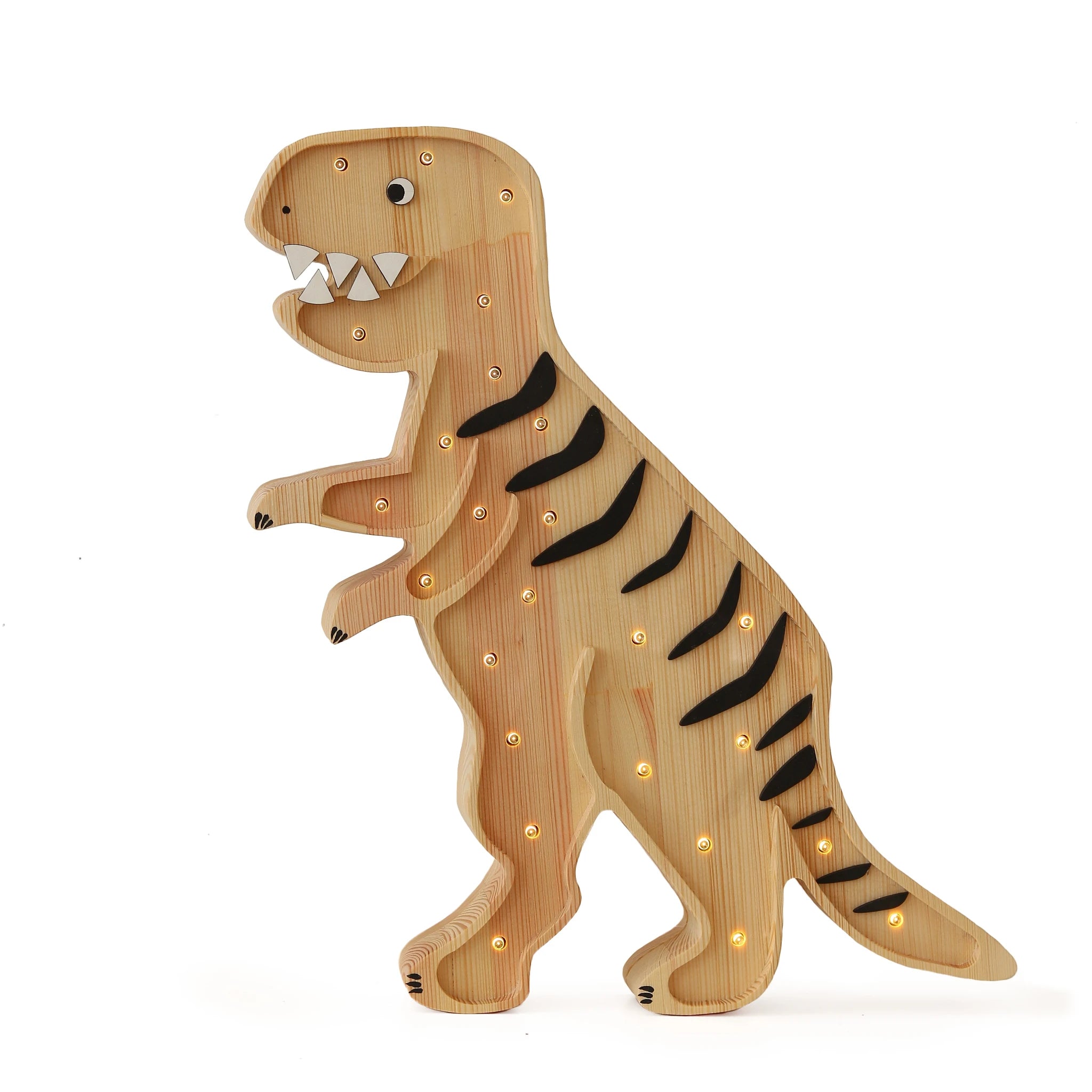 Holzlampe T-Rex Natur- Little Lights