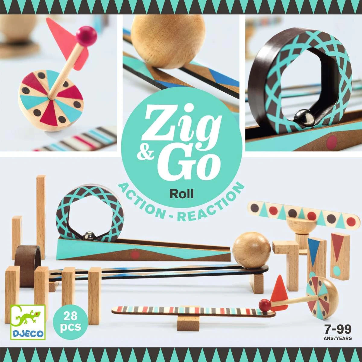 Zig & Go - Roll - 28 stk - Djeco