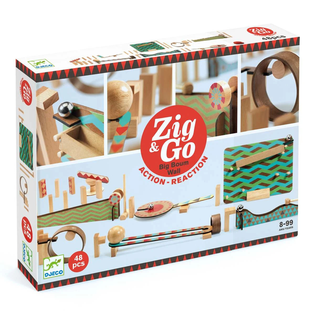 Zig & Go - Big Boum Wall - 48 stk - Djeco